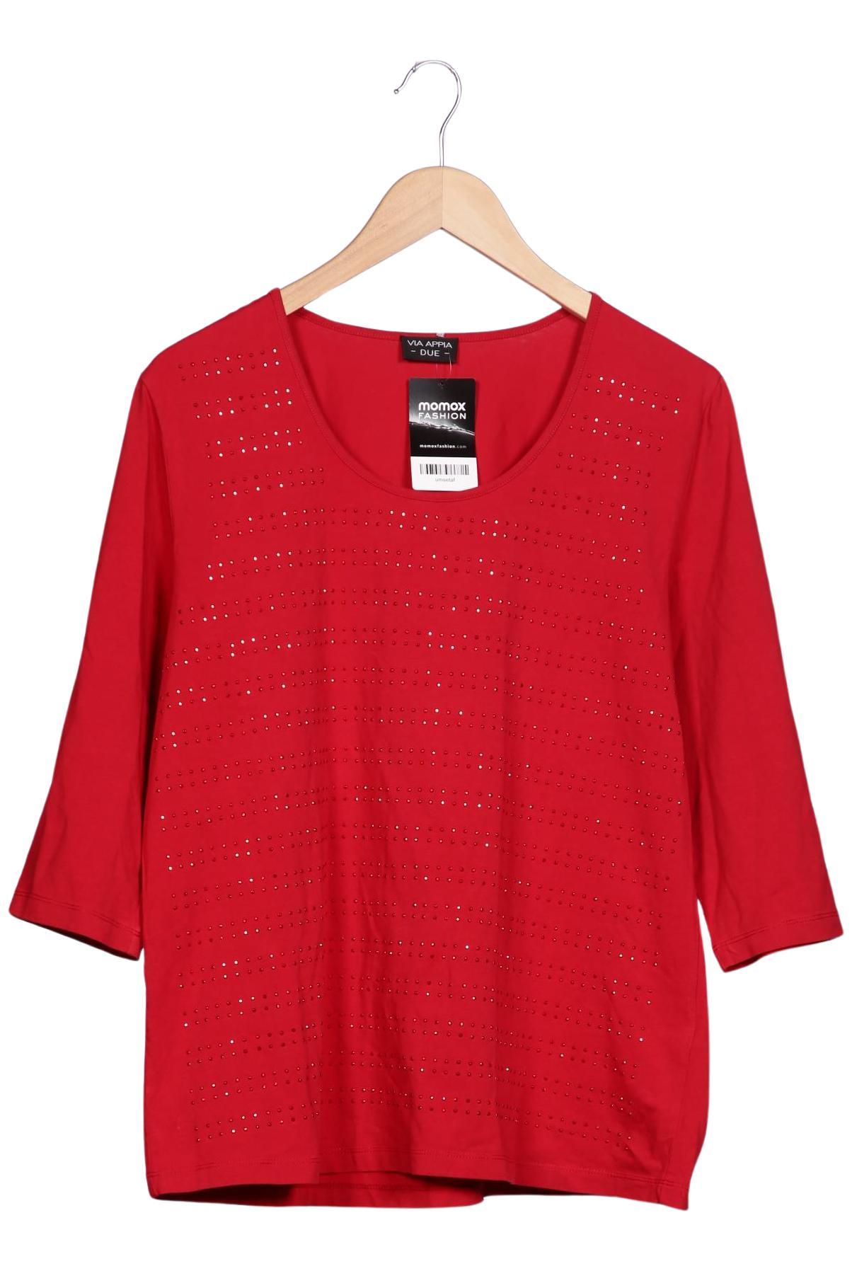 

VIA Appia DUE Damen Langarmshirt, rot, Gr. 44