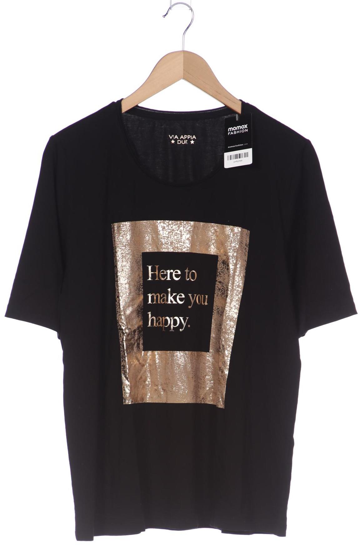 

VIA Appia DUE Damen T-Shirt, schwarz, Gr. 44