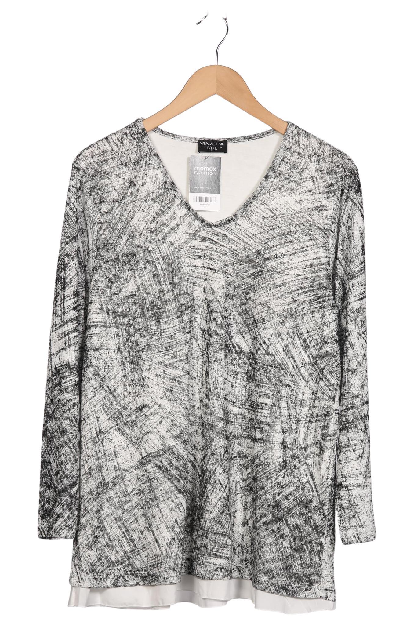 

VIA Appia DUE Damen Langarmshirt, grau, Gr. 46