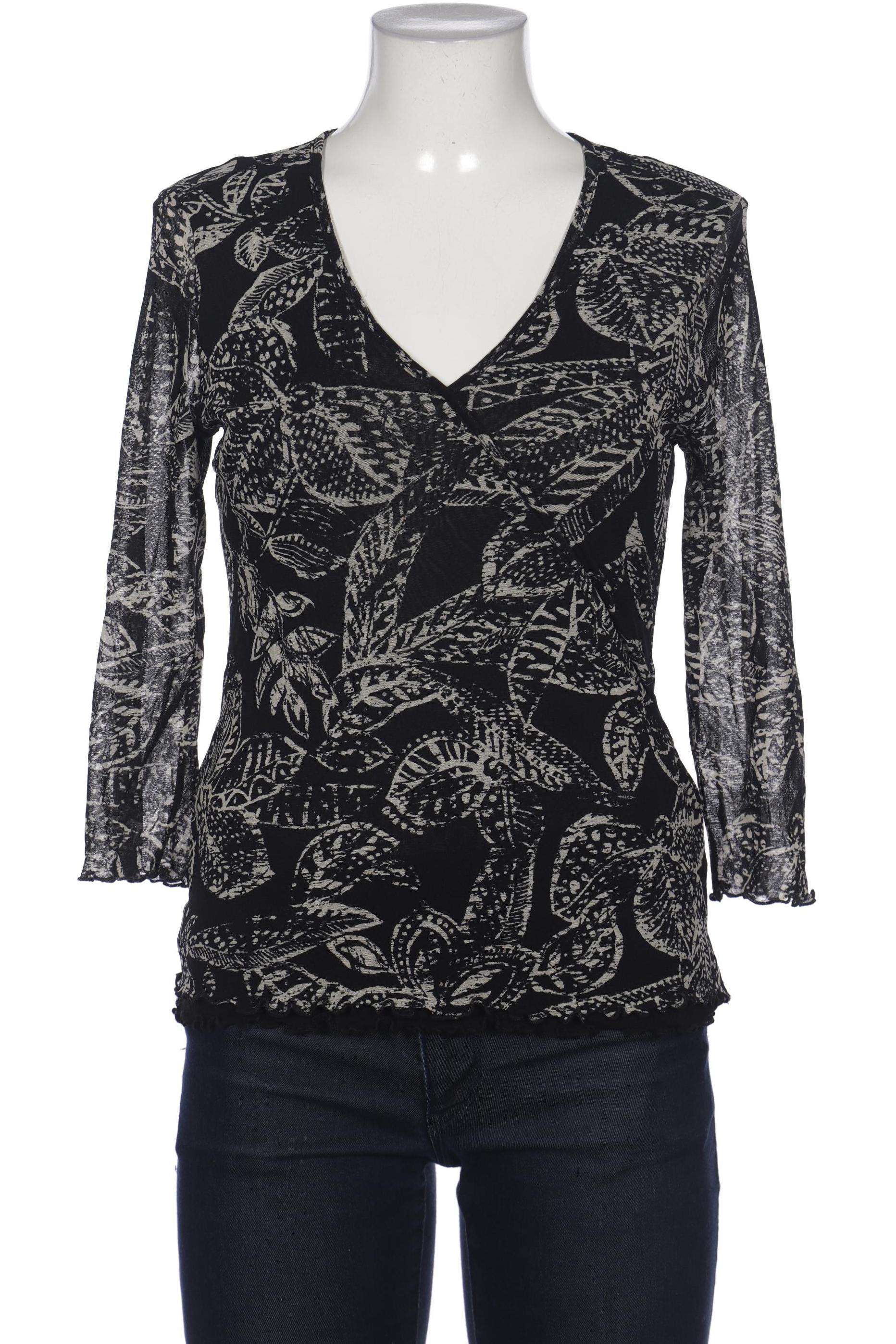 

VIA Appia DUE Damen Langarmshirt, schwarz, Gr. 40