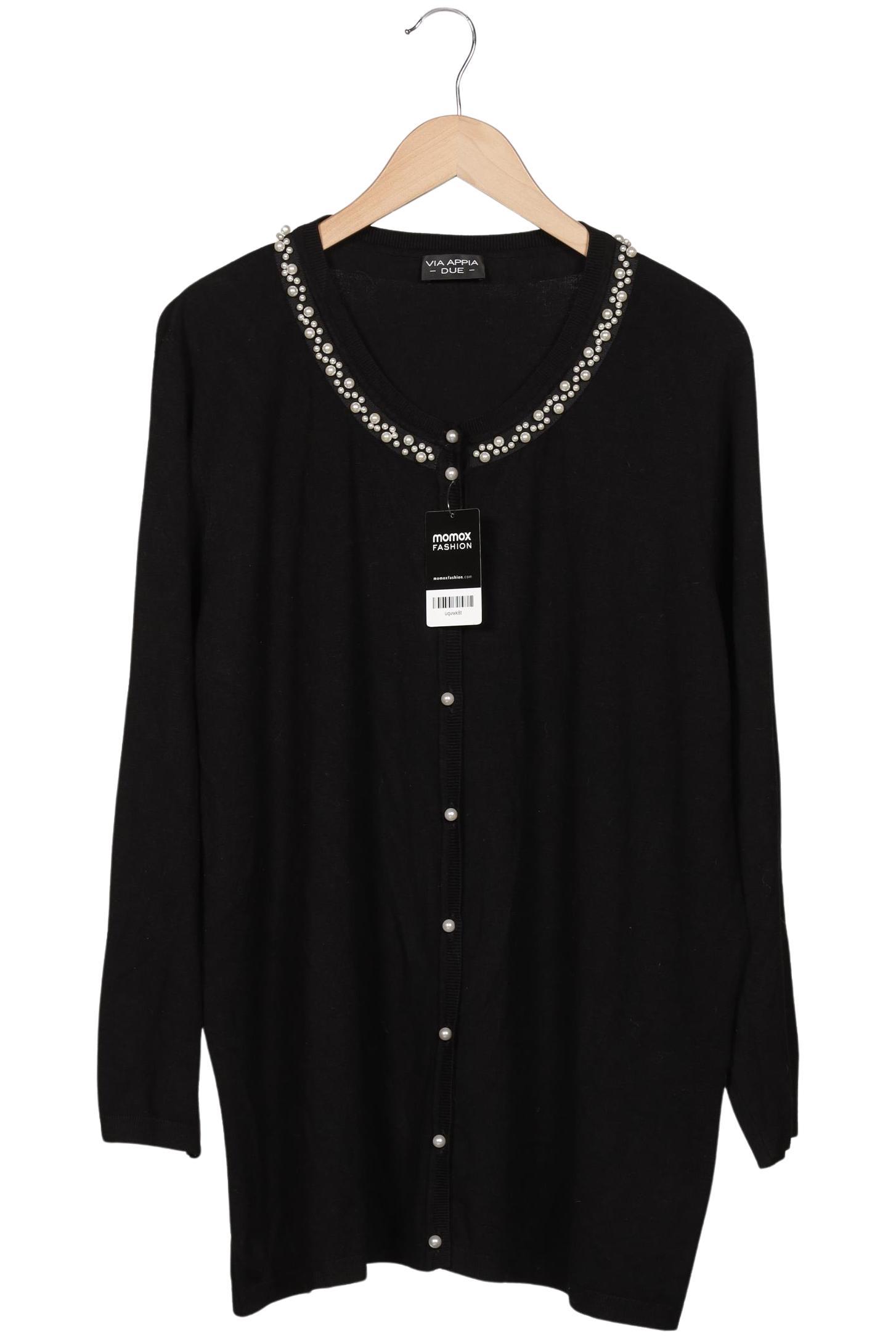 

VIA Appia DUE Damen Strickjacke, schwarz, Gr. 52