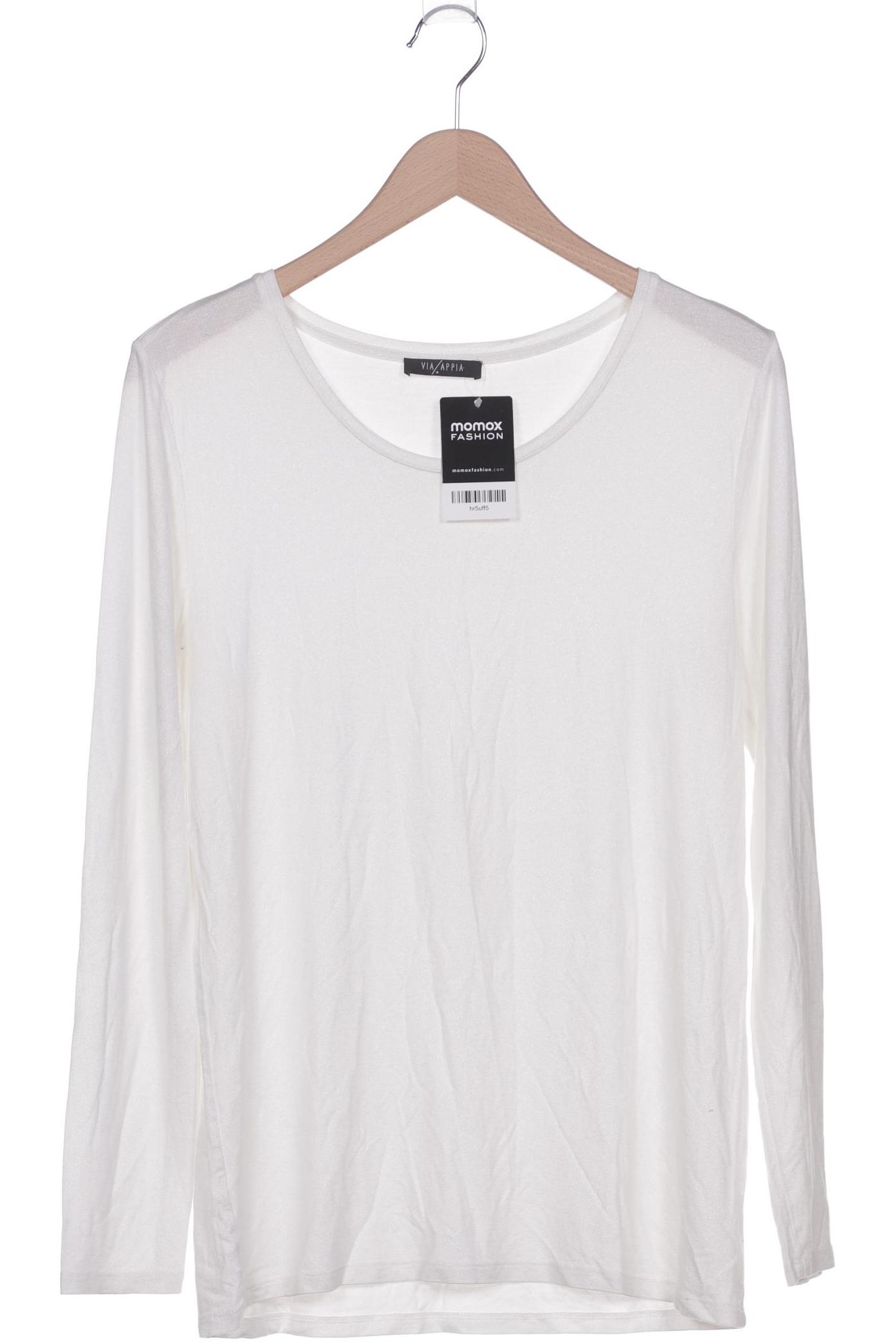 

VIA Appia DUE Damen Langarmshirt, weiß, Gr. 38