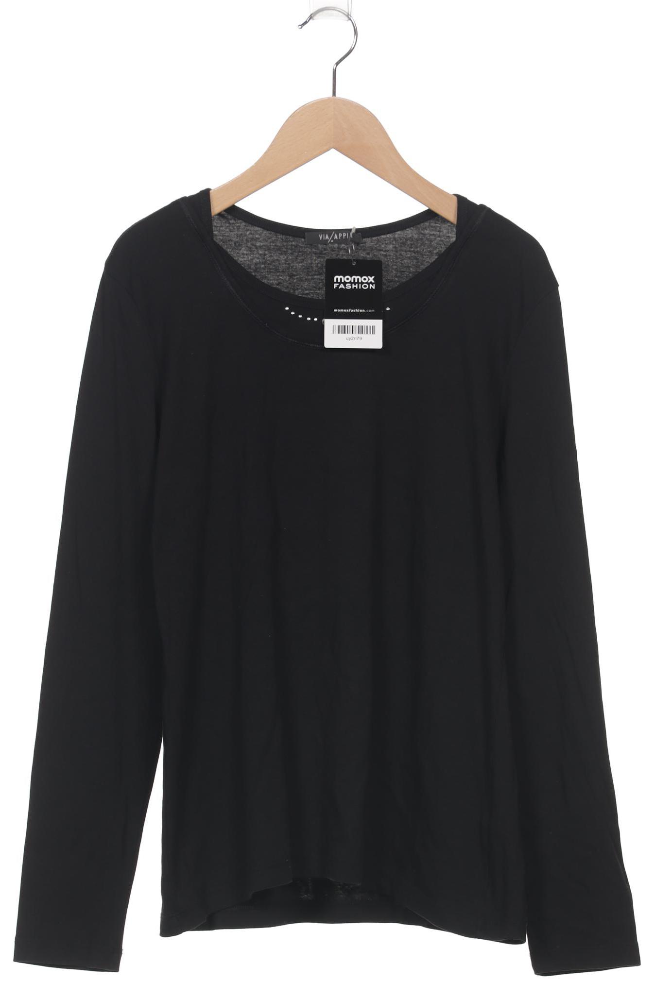 

VIA Appia DUE Damen Langarmshirt, schwarz, Gr. 42