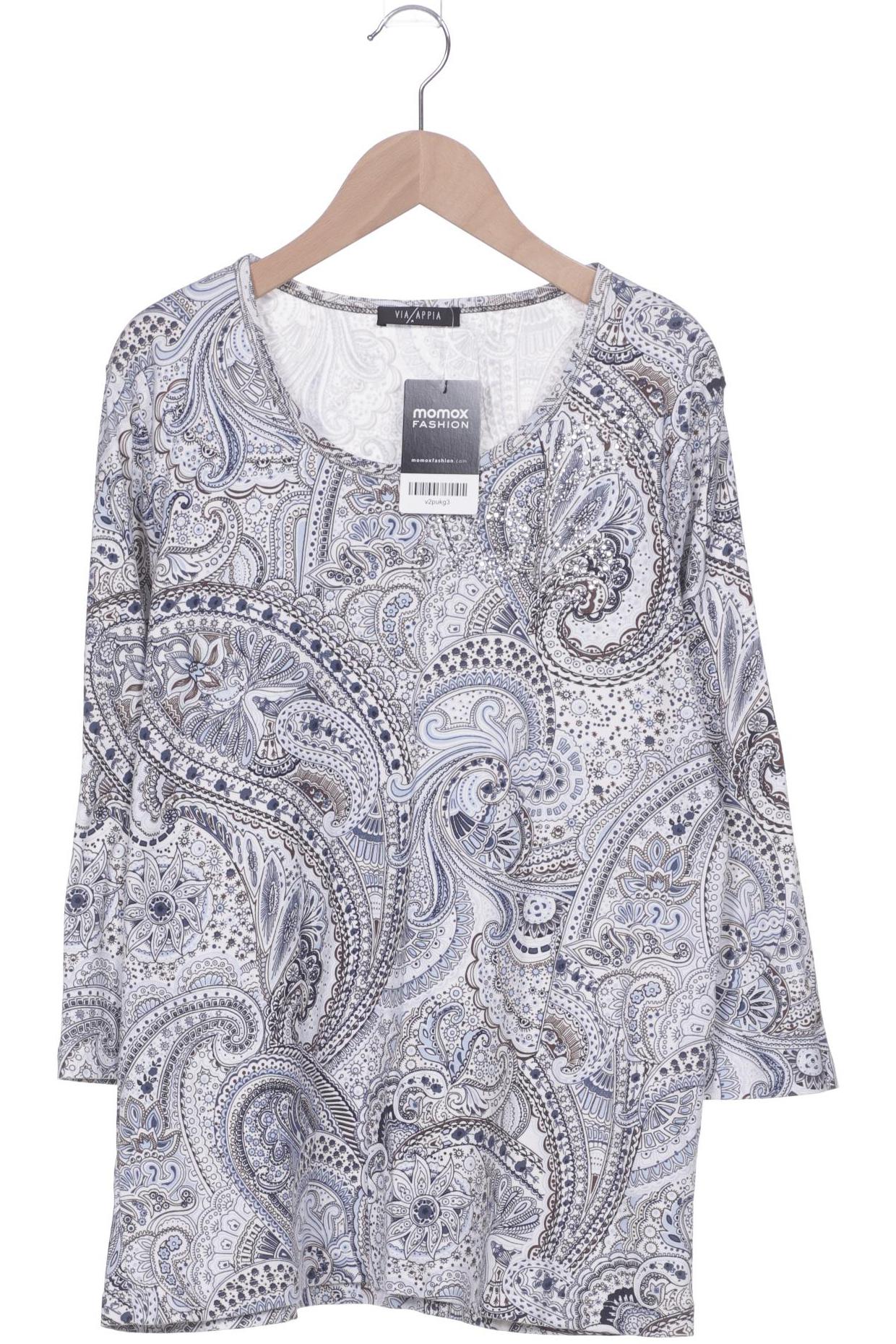 

VIA Appia DUE Damen Langarmshirt, blau, Gr. 44
