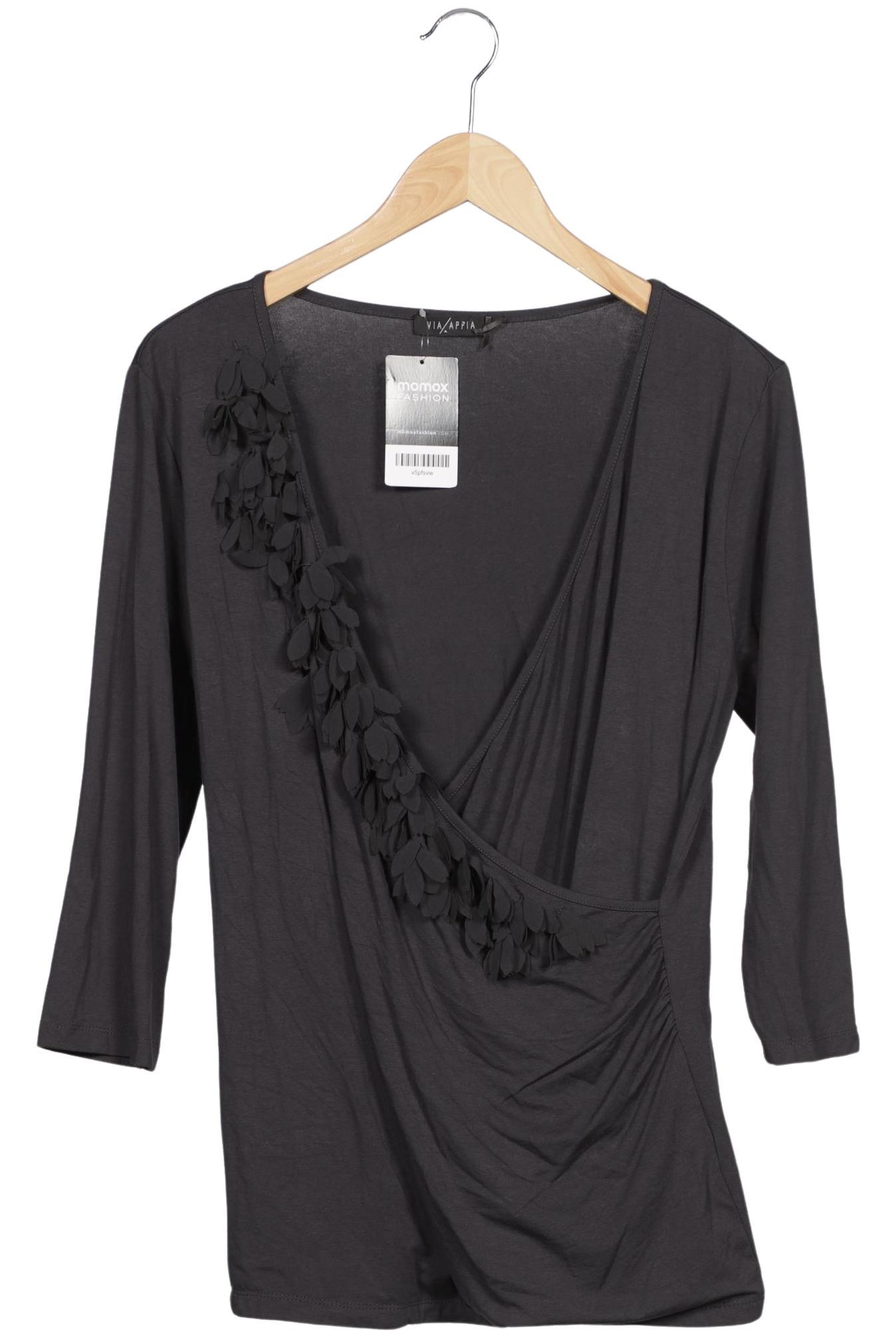 

VIA Appia DUE Damen Langarmshirt, grau, Gr. 42