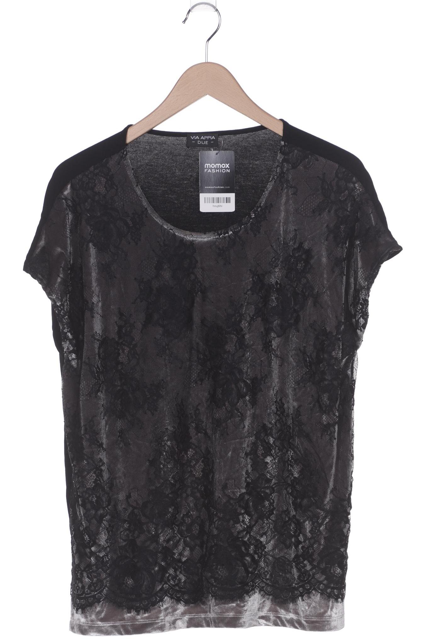 

VIA Appia DUE Damen T-Shirt, schwarz, Gr. 42