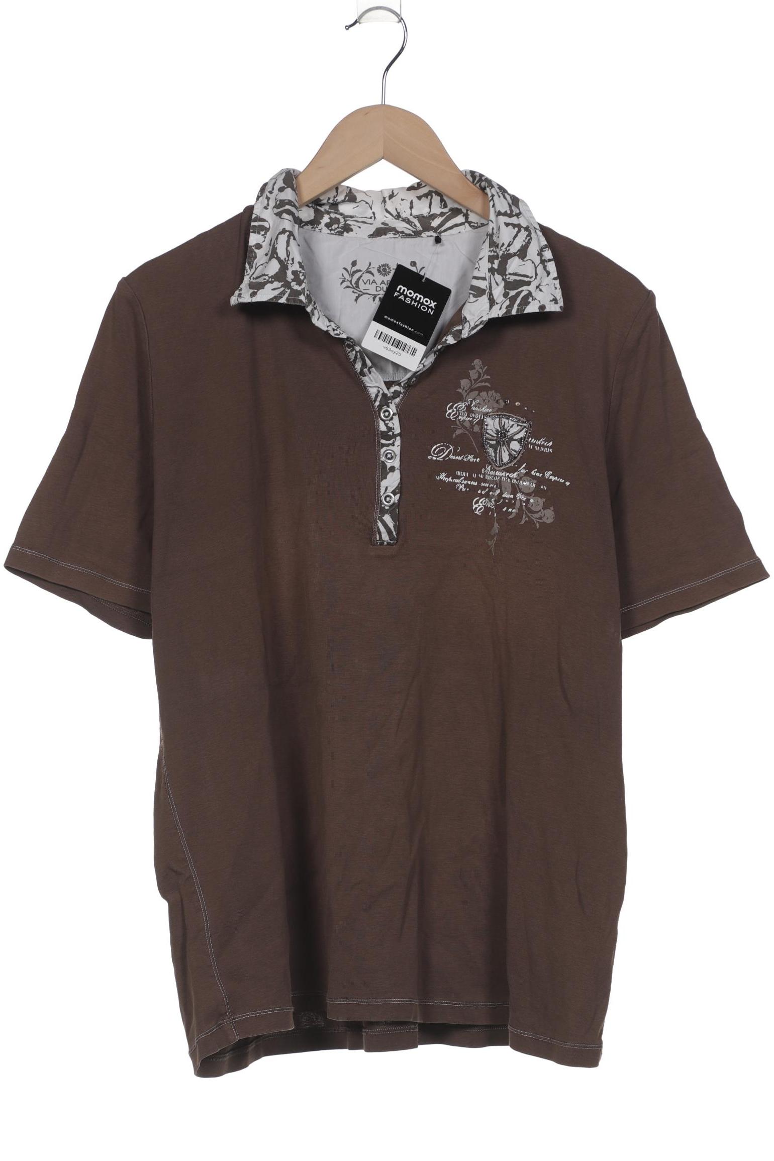 

VIA Appia DUE Damen T-Shirt, braun, Gr. 50
