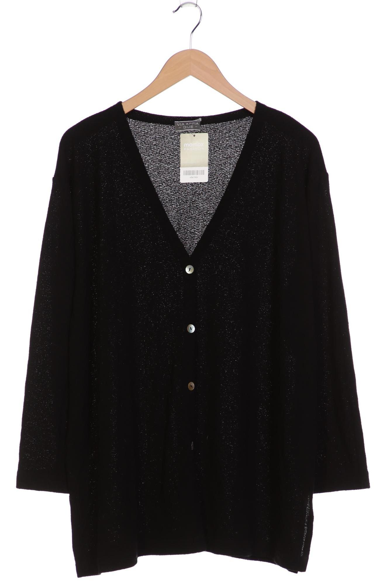 

VIA Appia DUE Damen Strickjacke, schwarz, Gr. 52