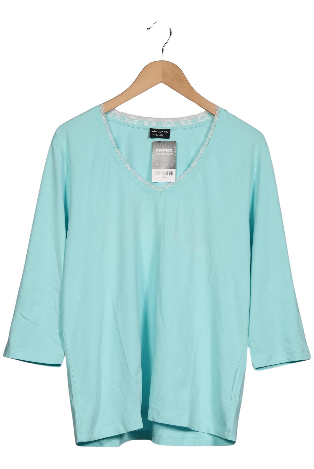 

VIA Appia DUE Damen Langarmshirt, hellblau, Gr. 46