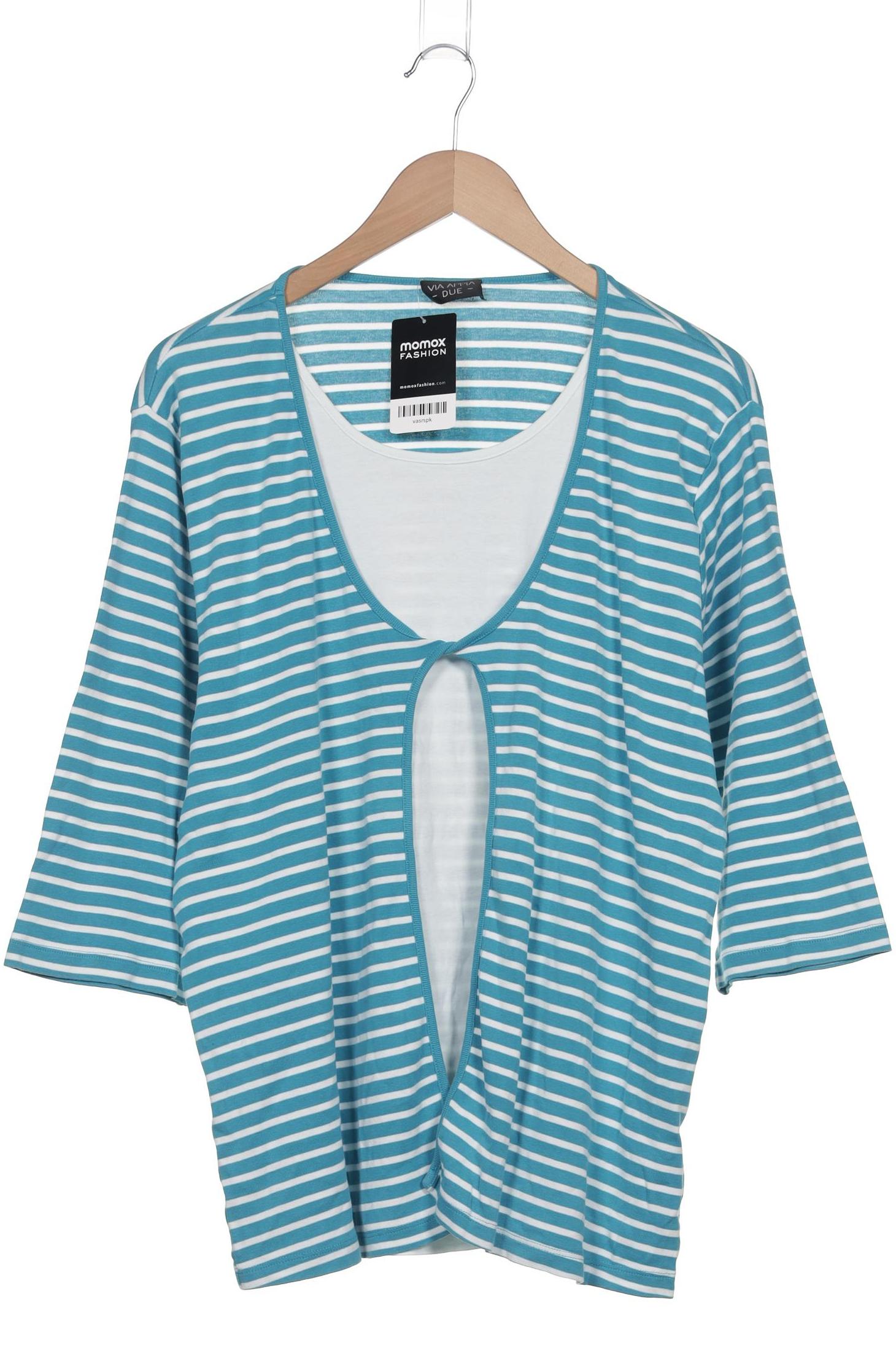 

VIA Appia DUE Damen Langarmshirt, blau, Gr. 50