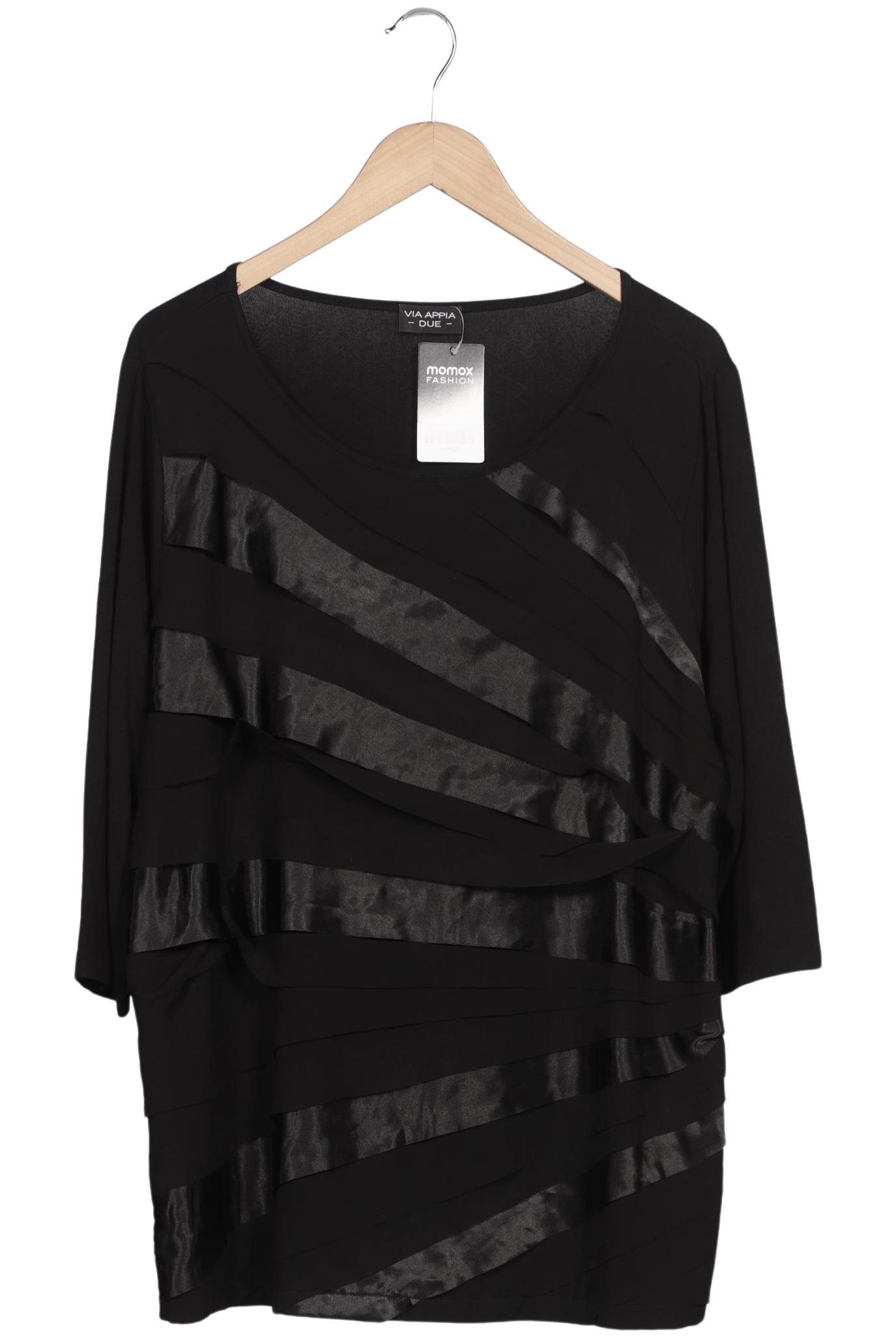 

VIA Appia DUE Damen Langarmshirt, schwarz, Gr. 48