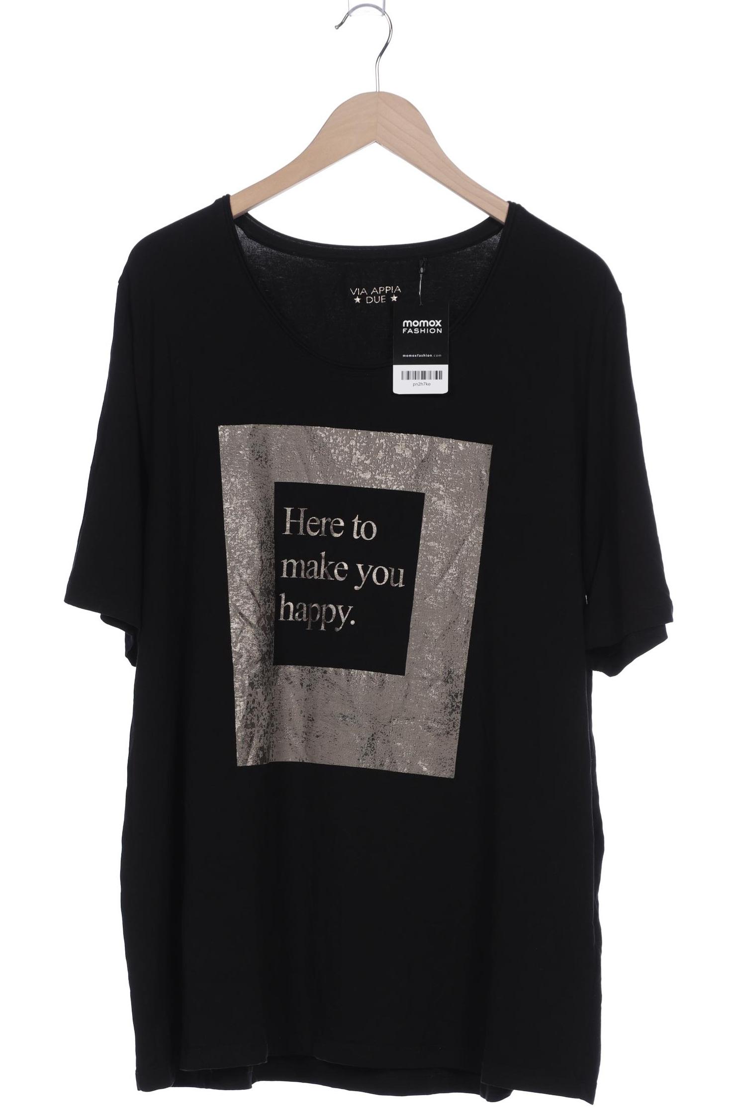 

VIA Appia DUE Damen T-Shirt, schwarz, Gr. 52