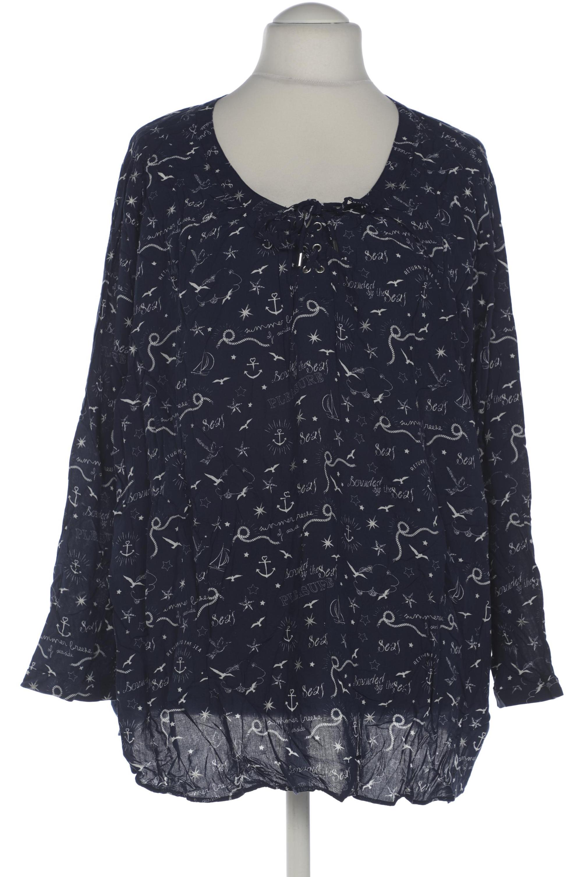 

VIA Appia DUE Damen Bluse, marineblau, Gr. 54