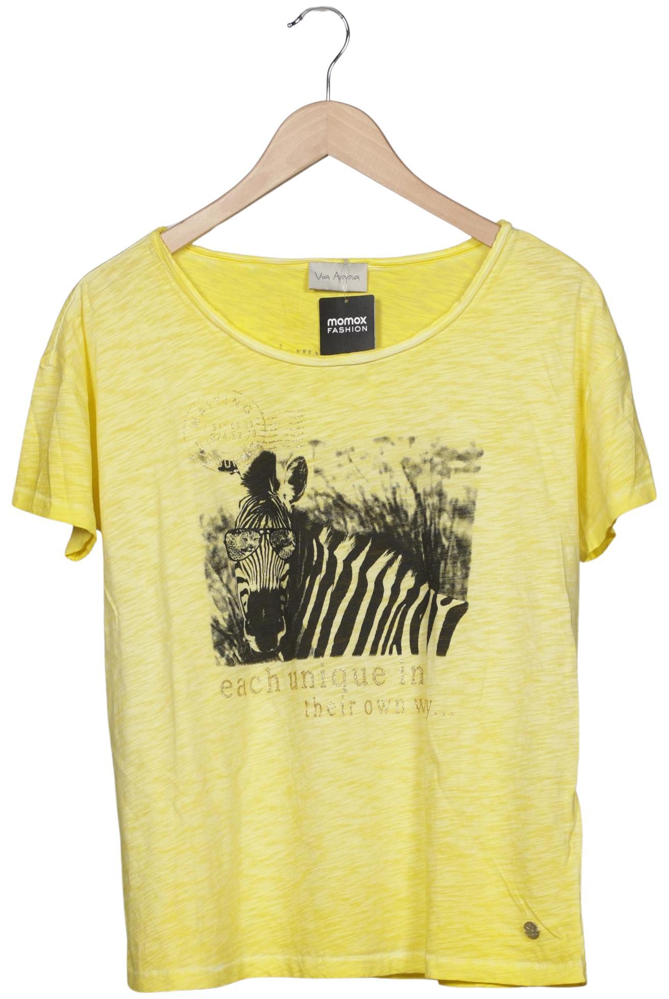 

VIA Appia DUE Damen T-Shirt, gelb, Gr. 42