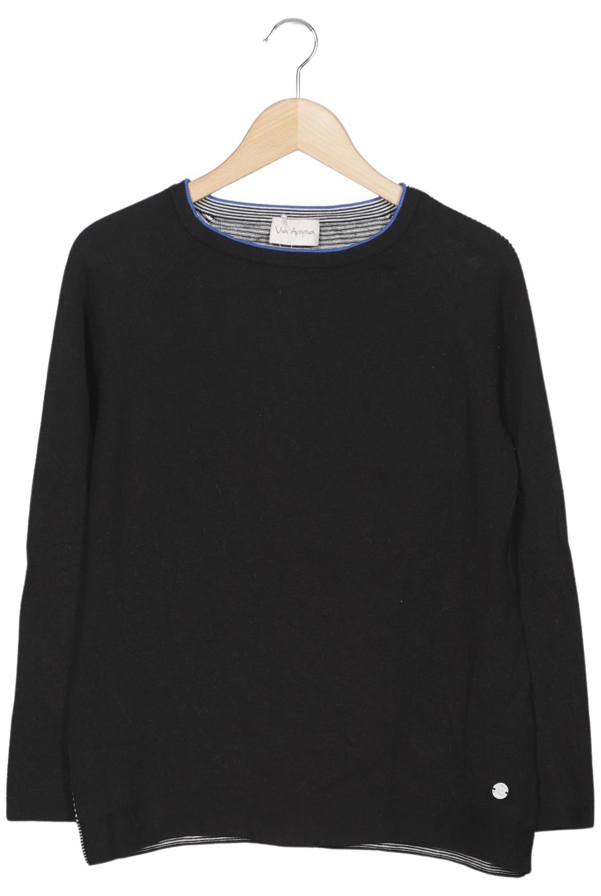 

VIA Appia DUE Damen Pullover, schwarz, Gr. 40