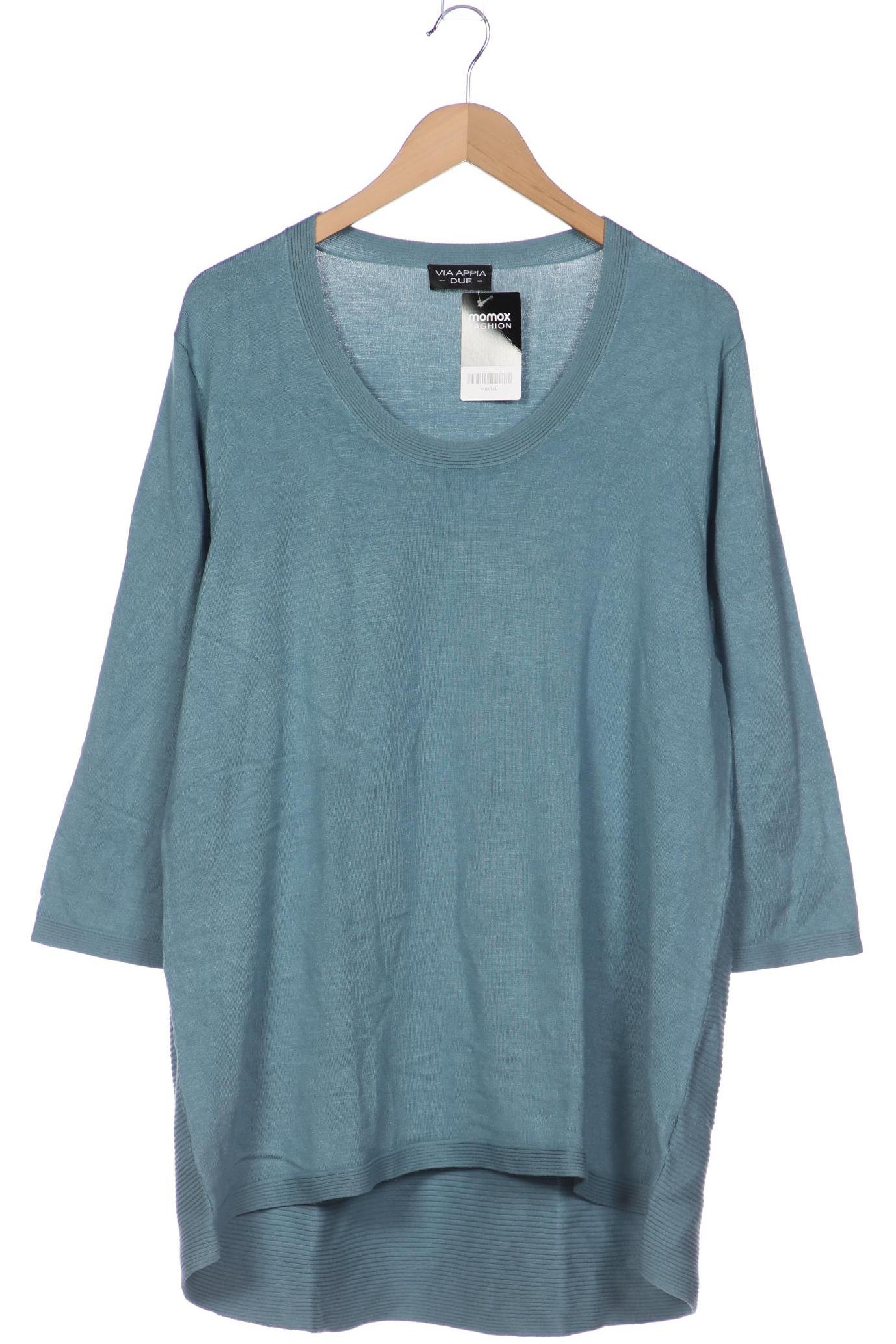 

VIA Appia DUE Damen Langarmshirt, blau, Gr. 46