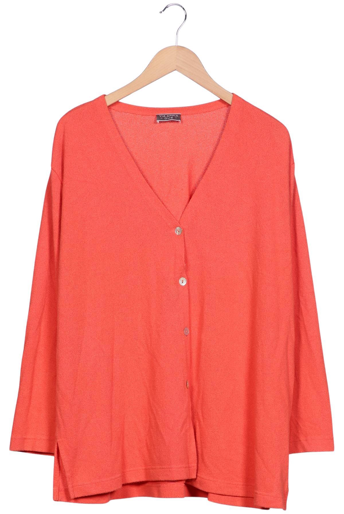

VIA Appia DUE Damen Strickjacke, orange, Gr. 50