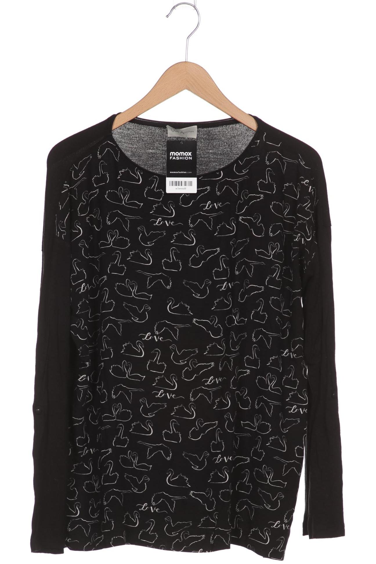 

VIA Appia DUE Damen Langarmshirt, schwarz, Gr. 46