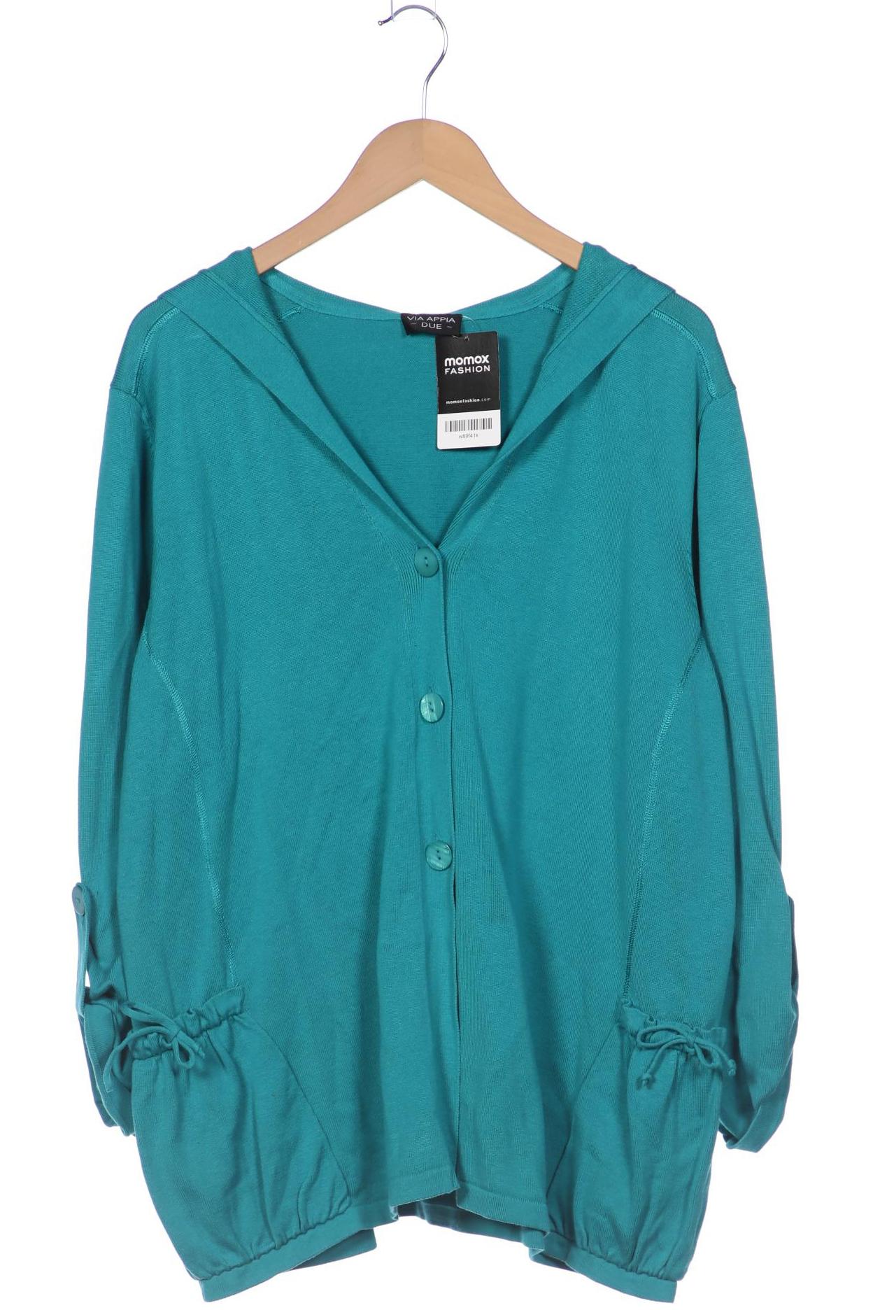 

VIA Appia DUE Damen Strickjacke, türkis, Gr. 48