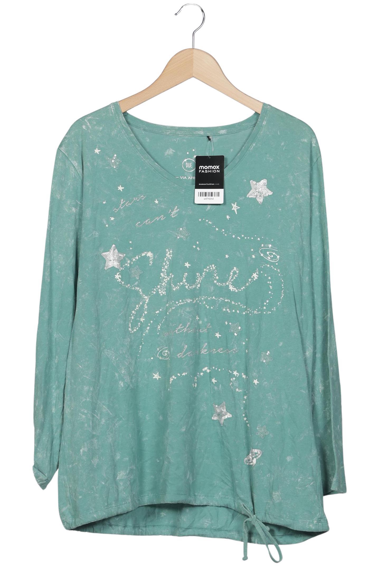 

VIA Appia DUE Damen Langarmshirt, türkis, Gr. 48