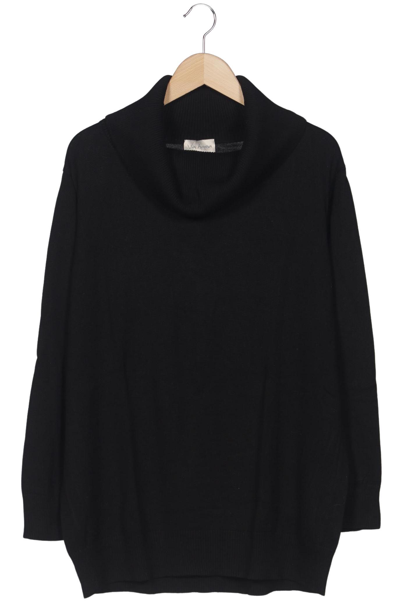 

VIA Appia DUE Damen Pullover, schwarz, Gr. 48