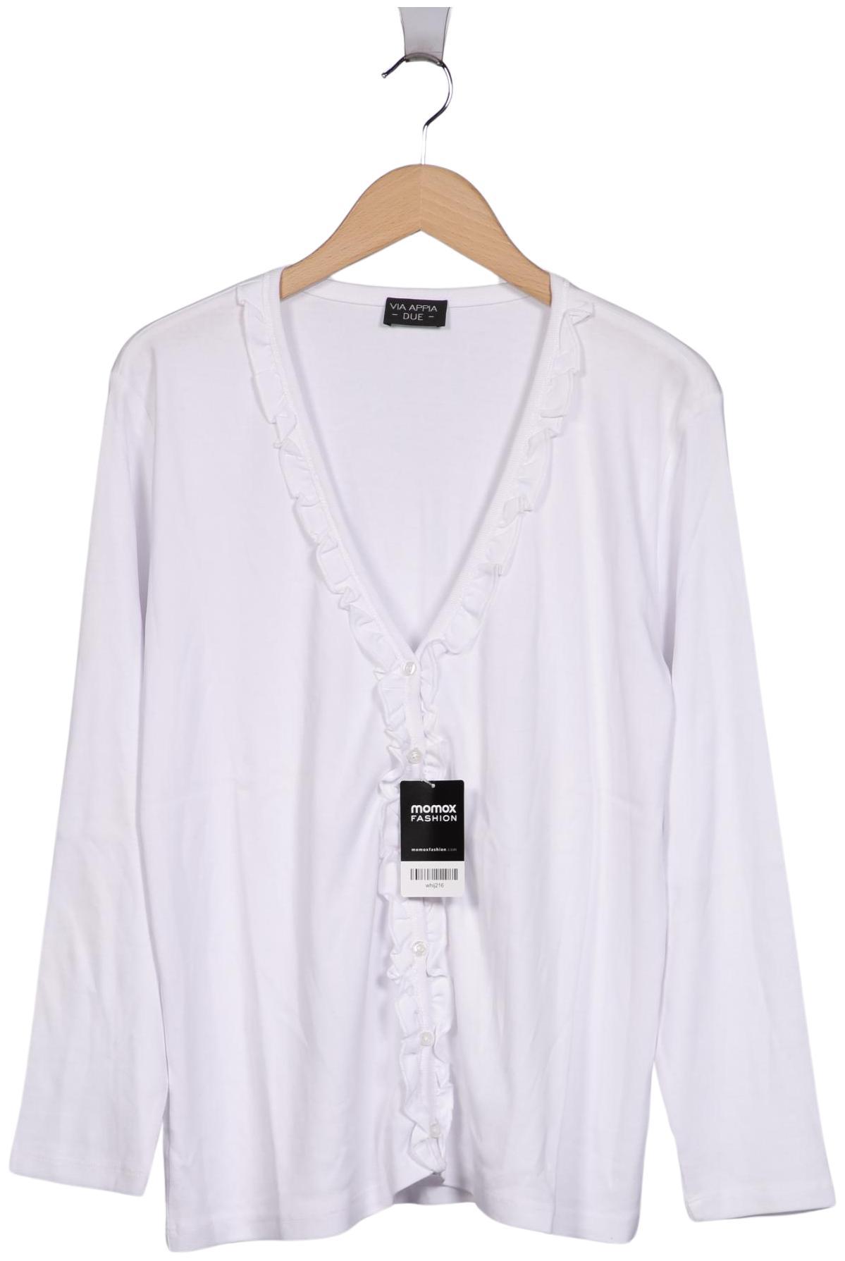 

VIA Appia DUE Damen Strickjacke, weiß, Gr. 42