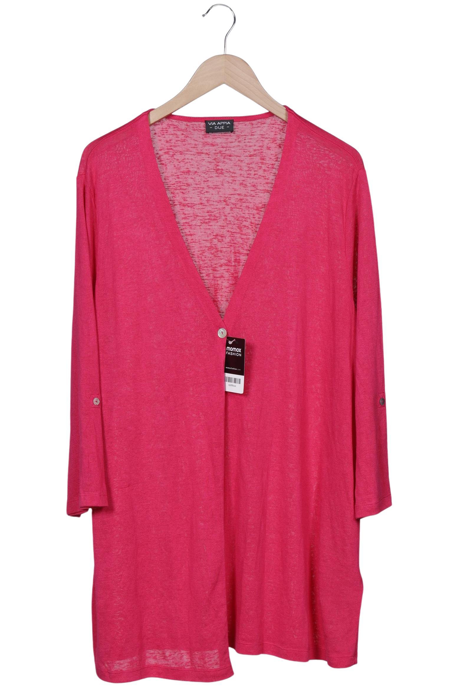

VIA Appia DUE Damen Strickjacke, pink, Gr. 50