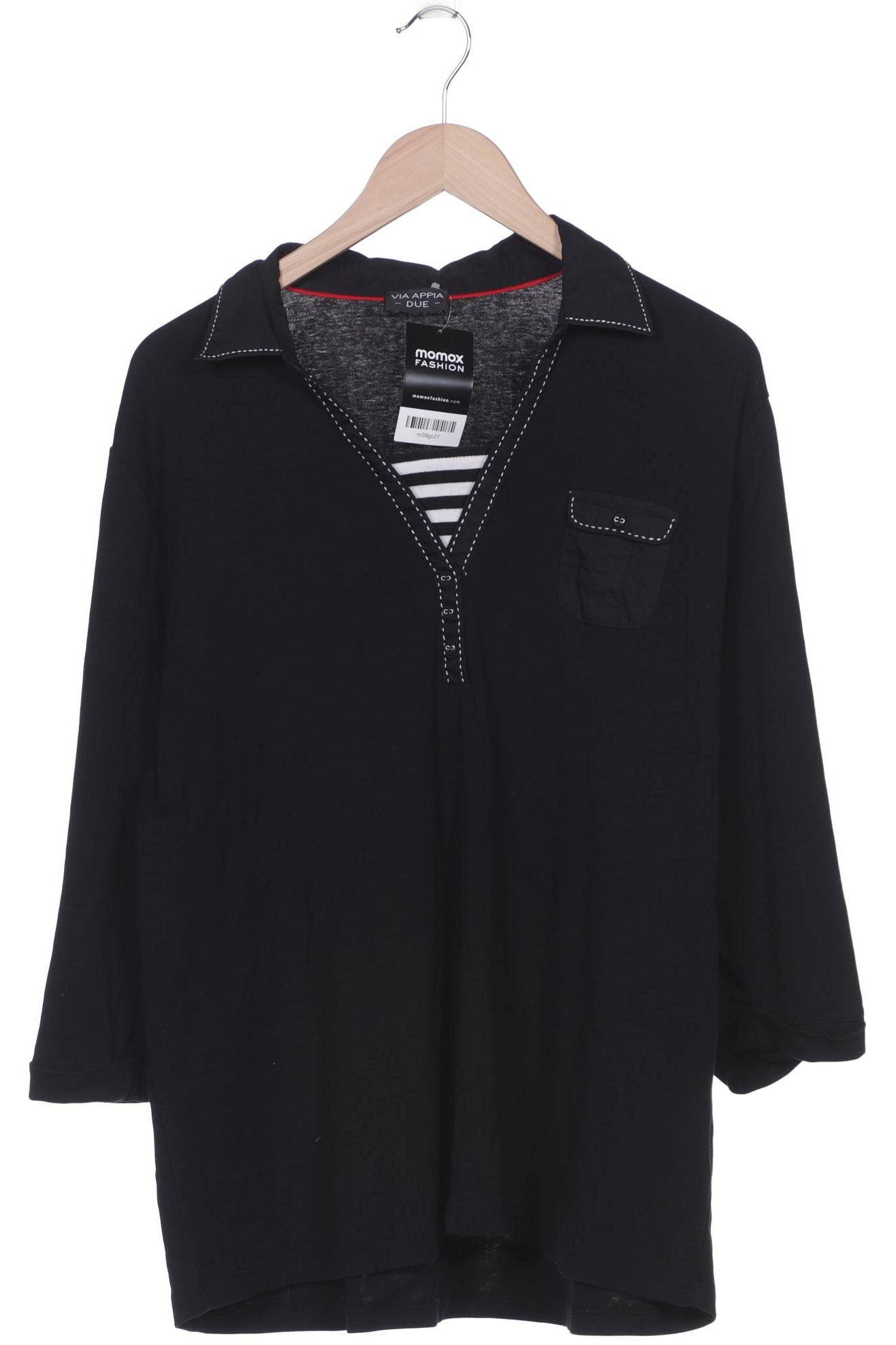 

VIA APPIA DUE Damen Langarmshirt, schwarz