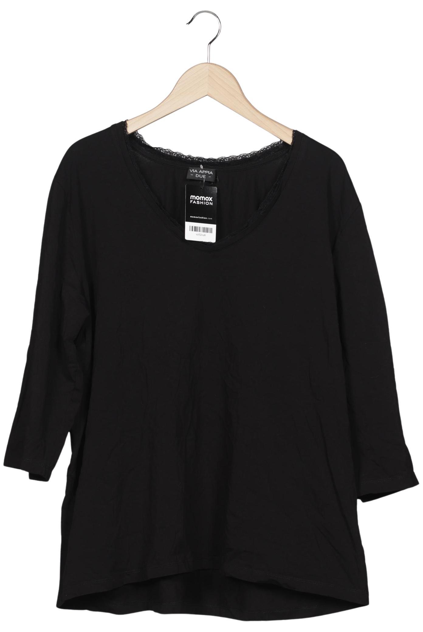 

VIA Appia DUE Damen Langarmshirt, schwarz, Gr. 52