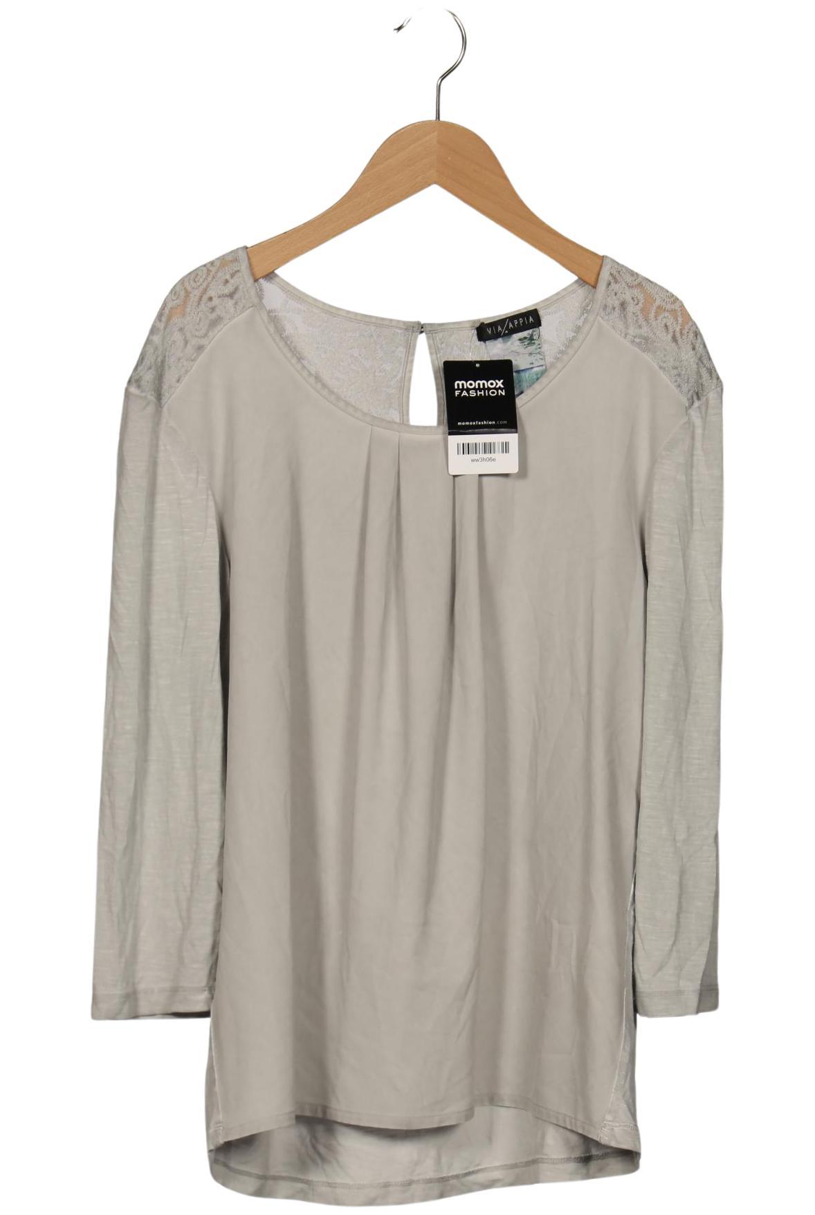 

VIA Appia DUE Damen Langarmshirt, grau, Gr. 36