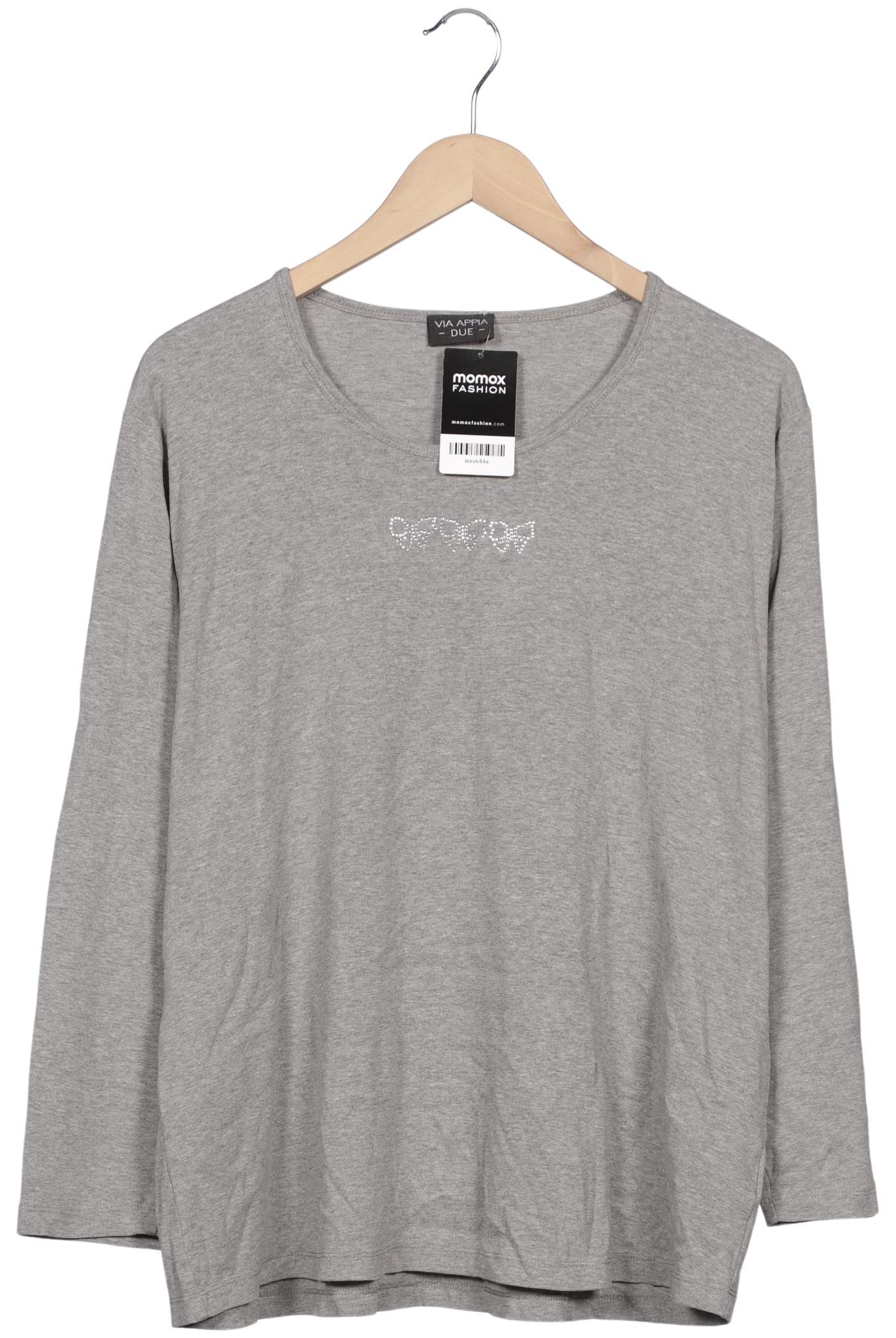 

VIA Appia DUE Damen Langarmshirt, grau, Gr. 52