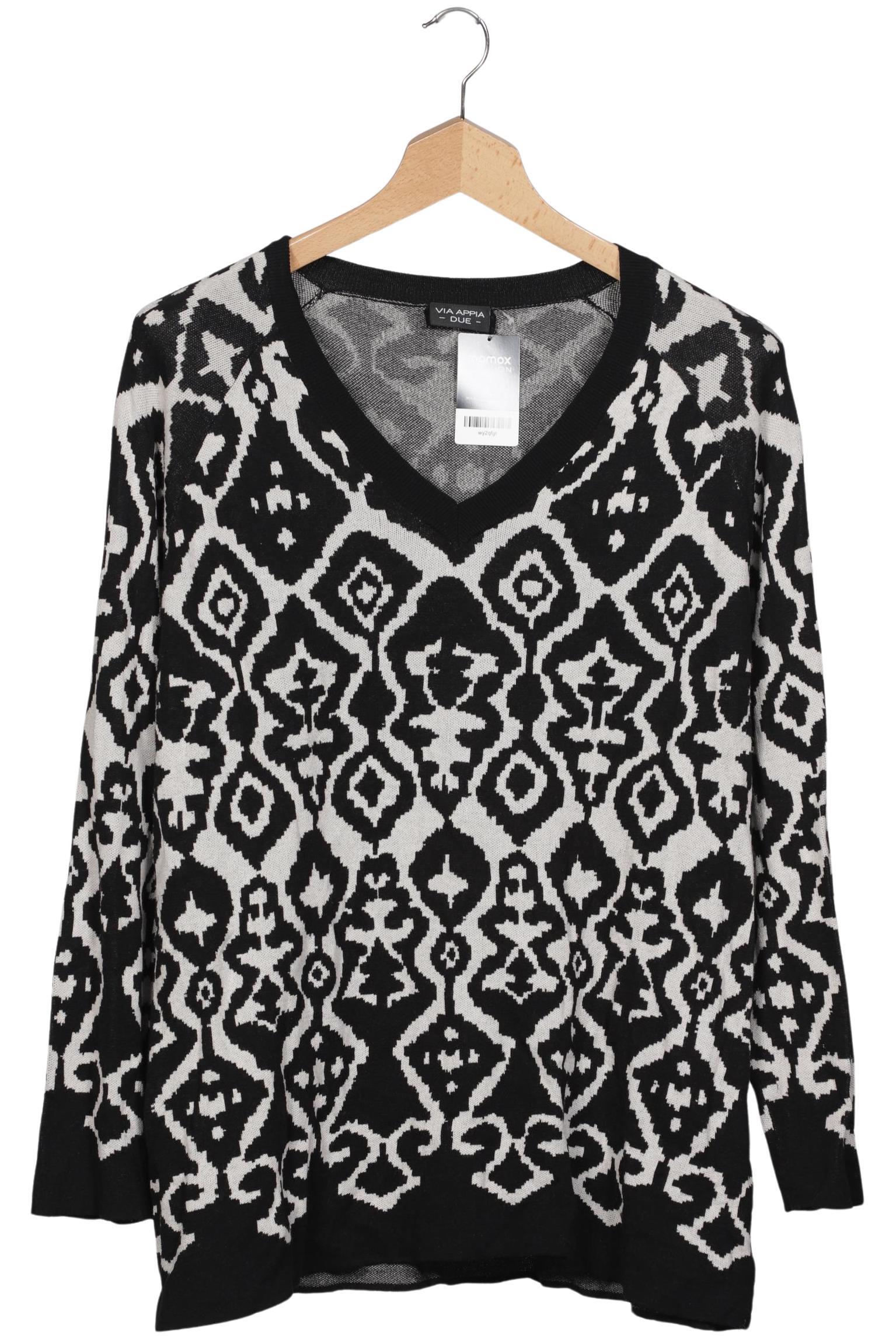 

VIA Appia DUE Damen Pullover, schwarz, Gr. 50