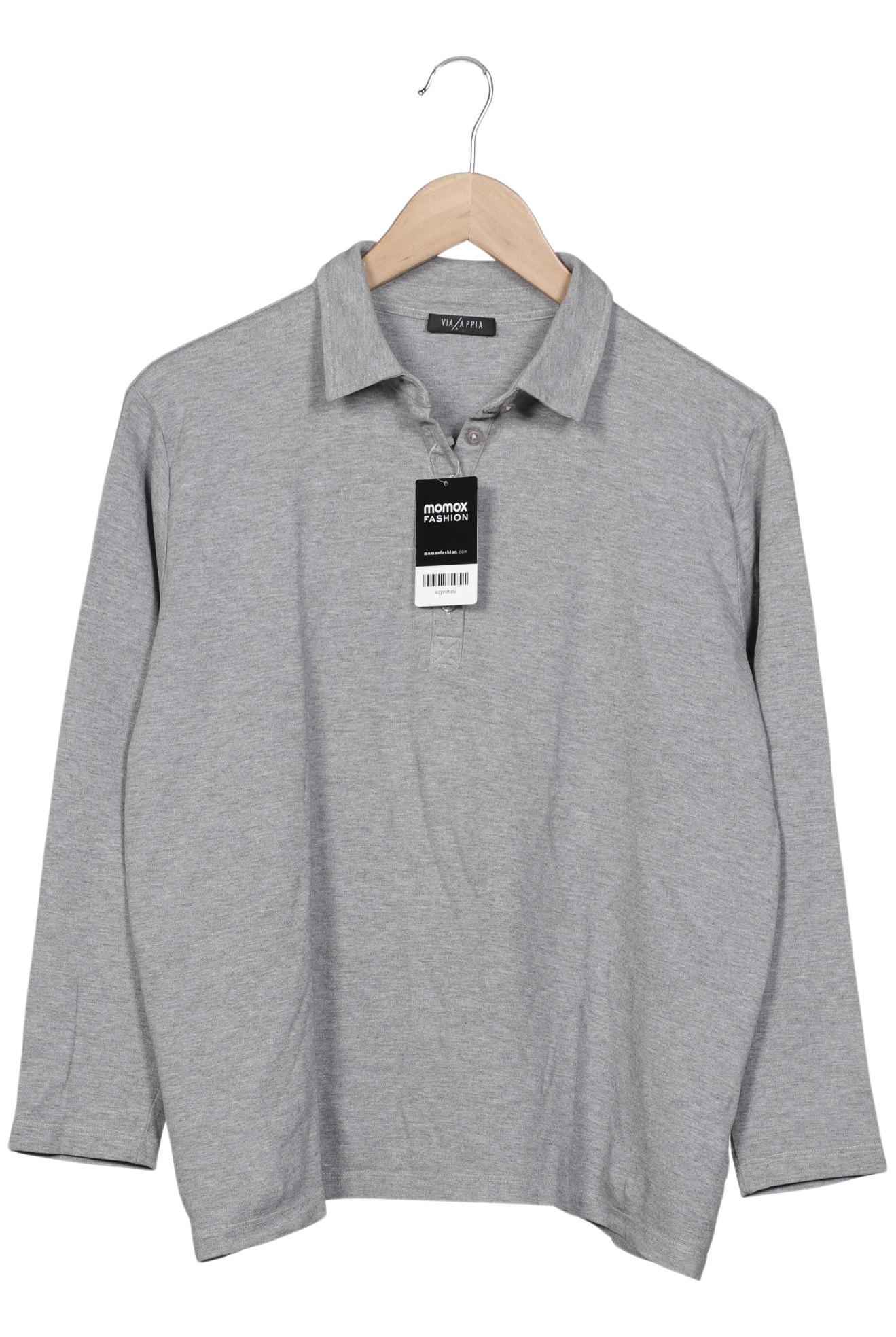 

VIA Appia DUE Damen Poloshirt, grau, Gr. 46