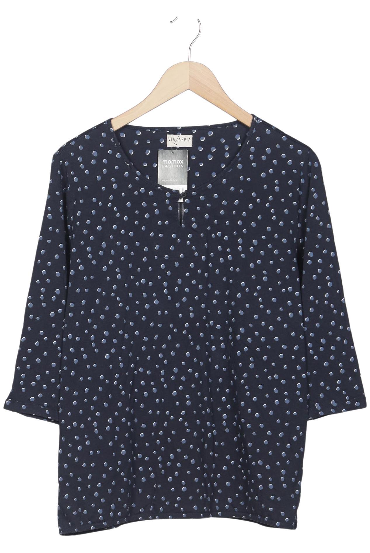 

VIA Appia DUE Damen Langarmshirt, marineblau, Gr. 42