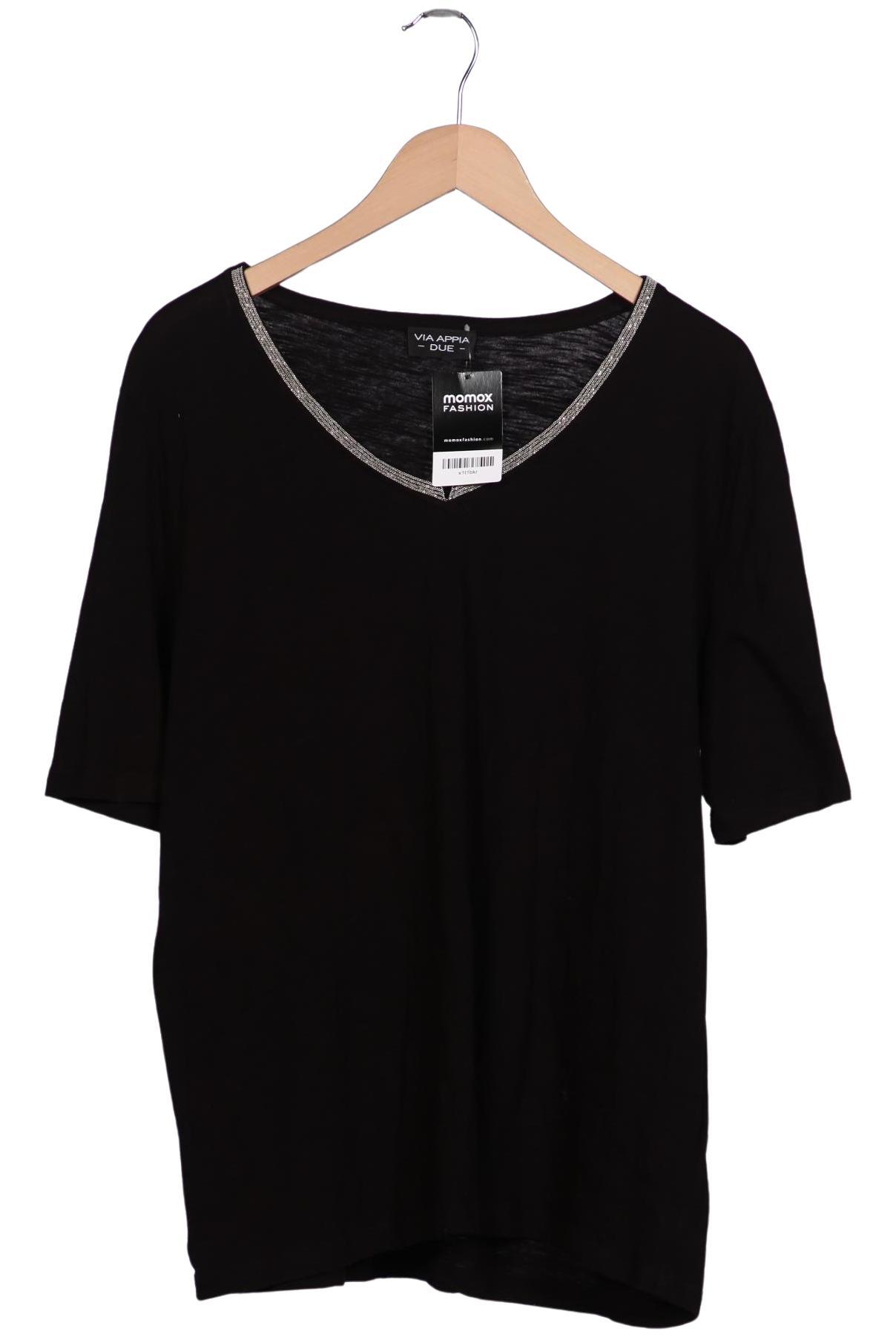 

VIA Appia DUE Damen T-Shirt, schwarz, Gr. 48
