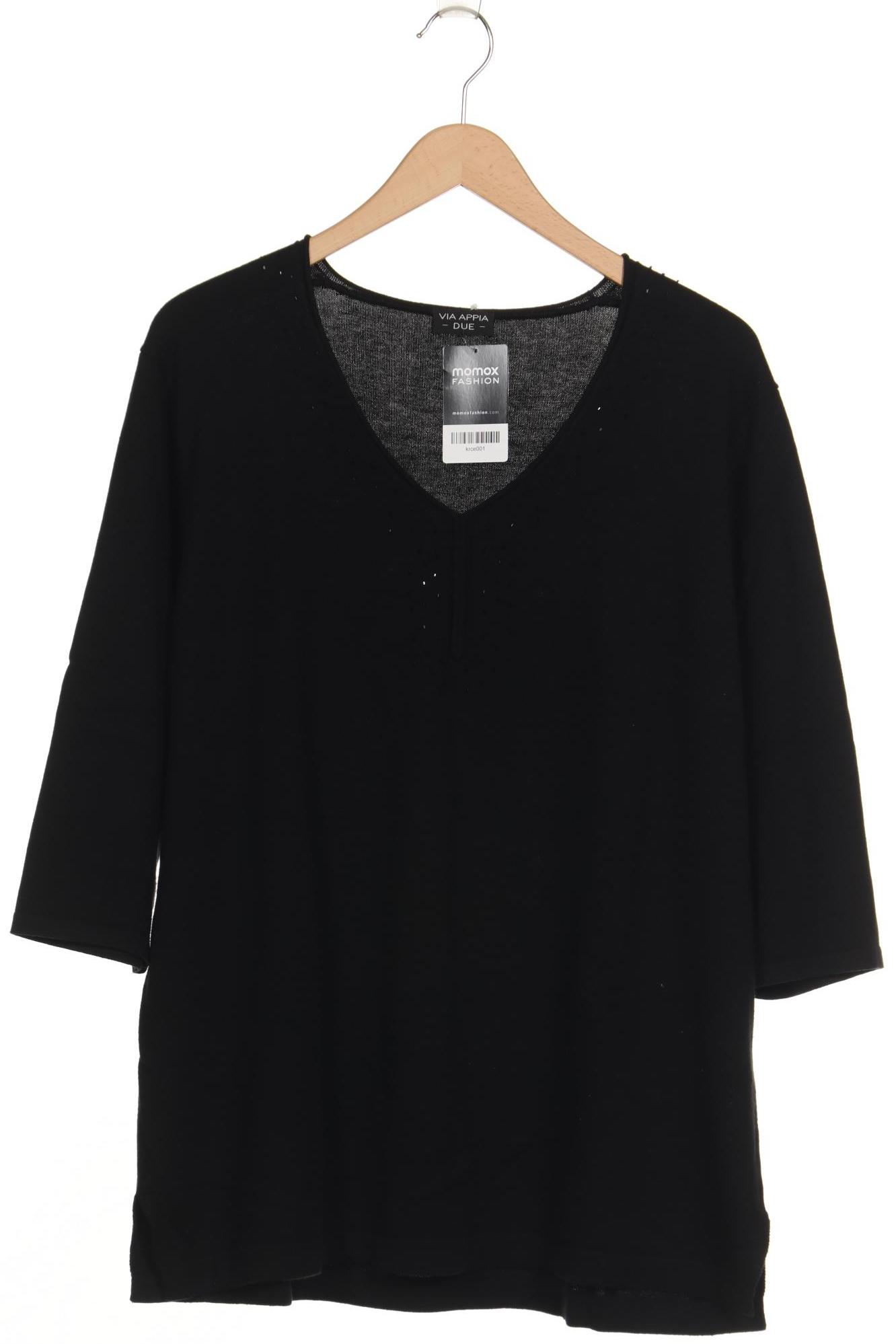 

VIA Appia DUE Damen Pullover, schwarz, Gr. 50