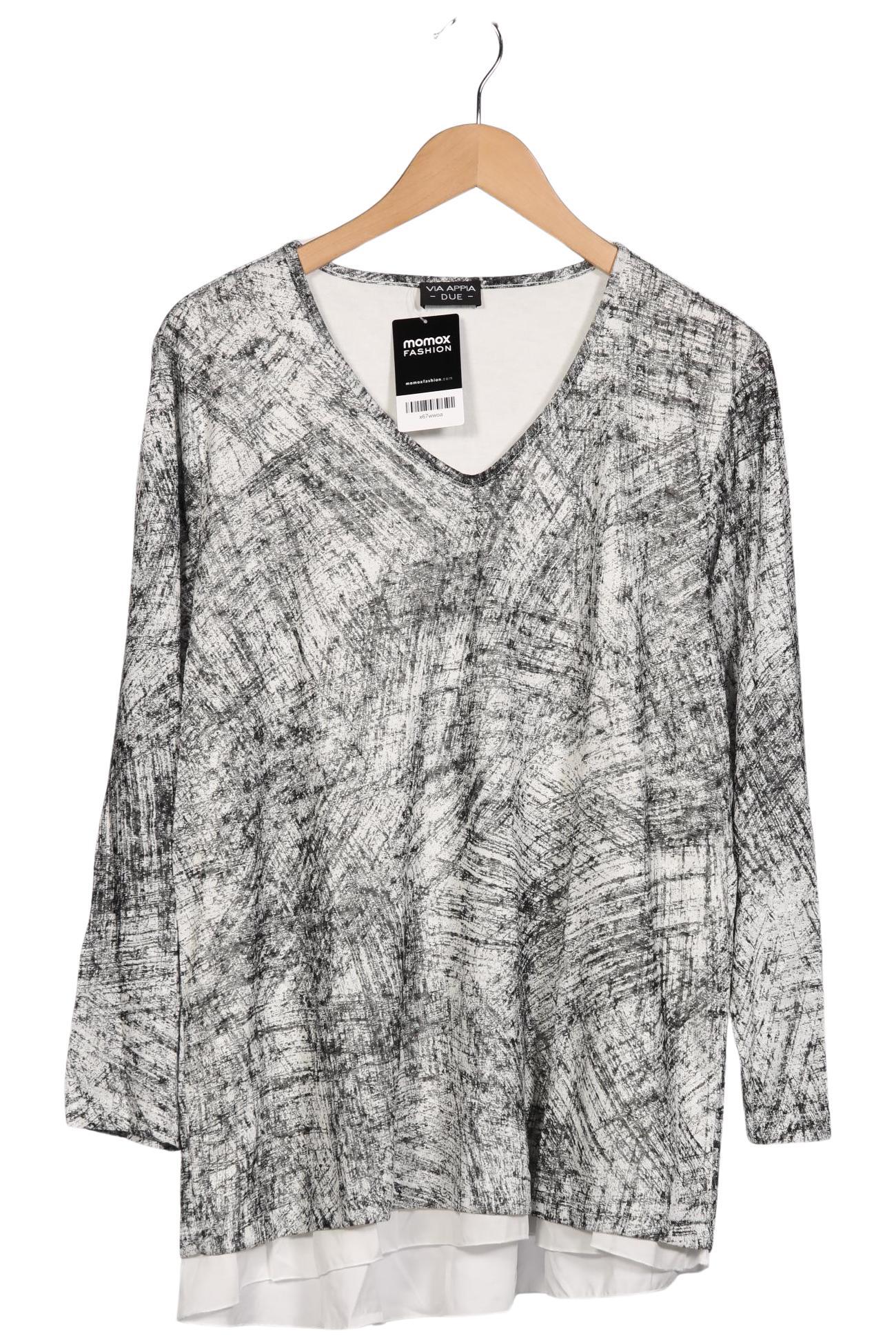 

VIA Appia DUE Damen Langarmshirt, grau, Gr. 48