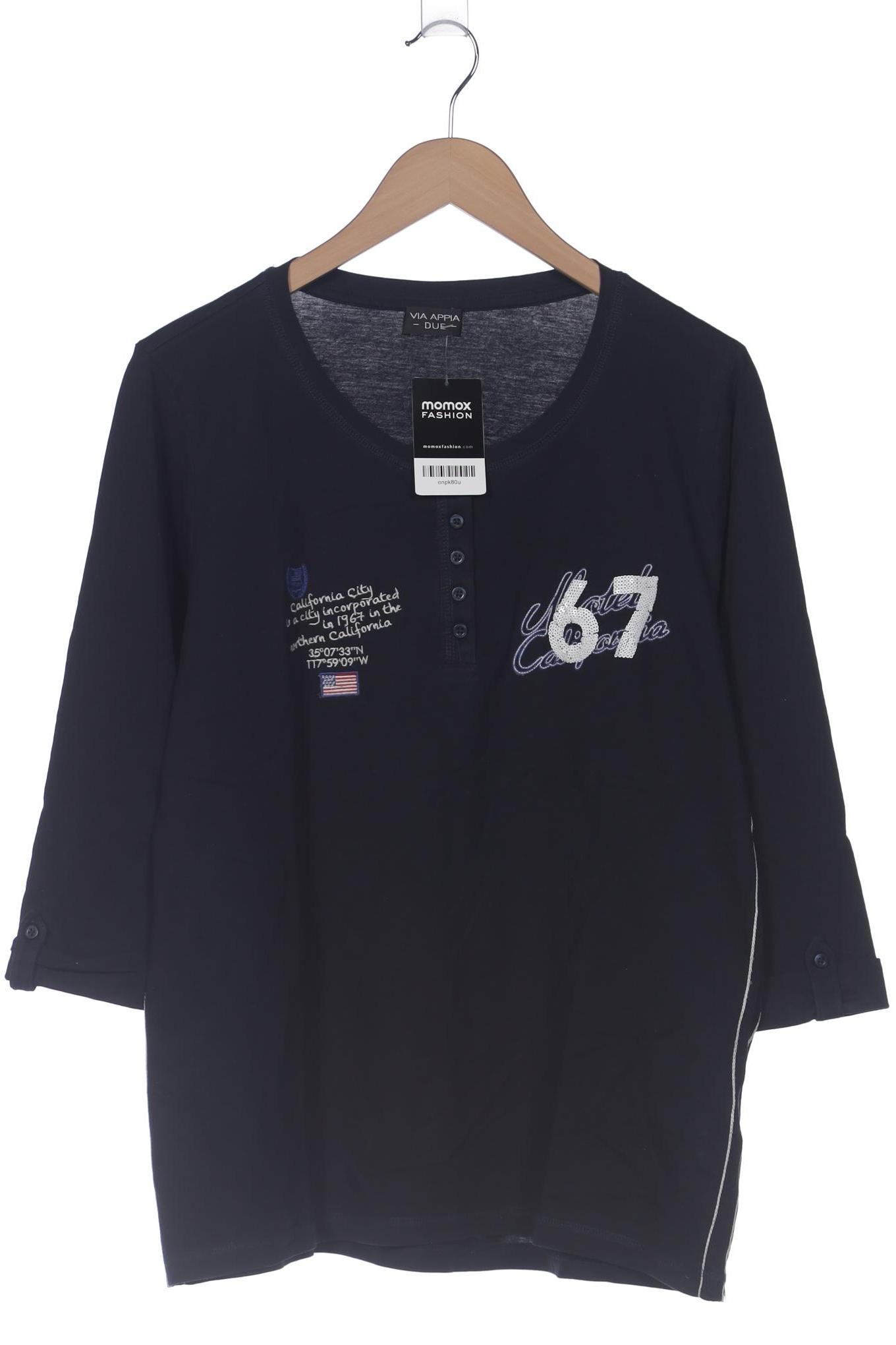 

VIA Appia DUE Damen Langarmshirt, marineblau, Gr. 46