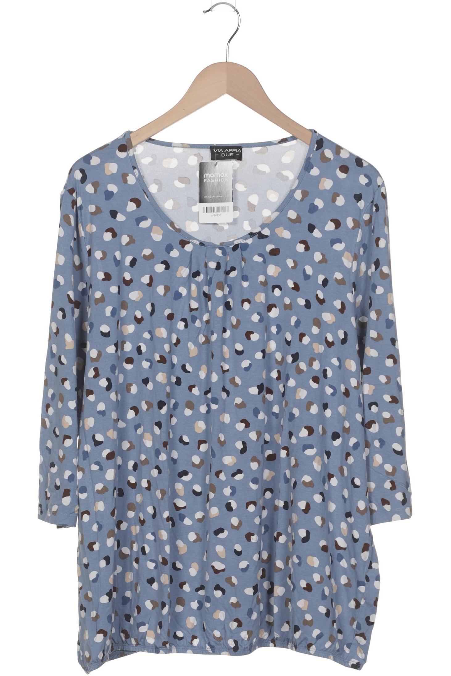 

VIA Appia DUE Damen Langarmshirt, hellblau, Gr. 50