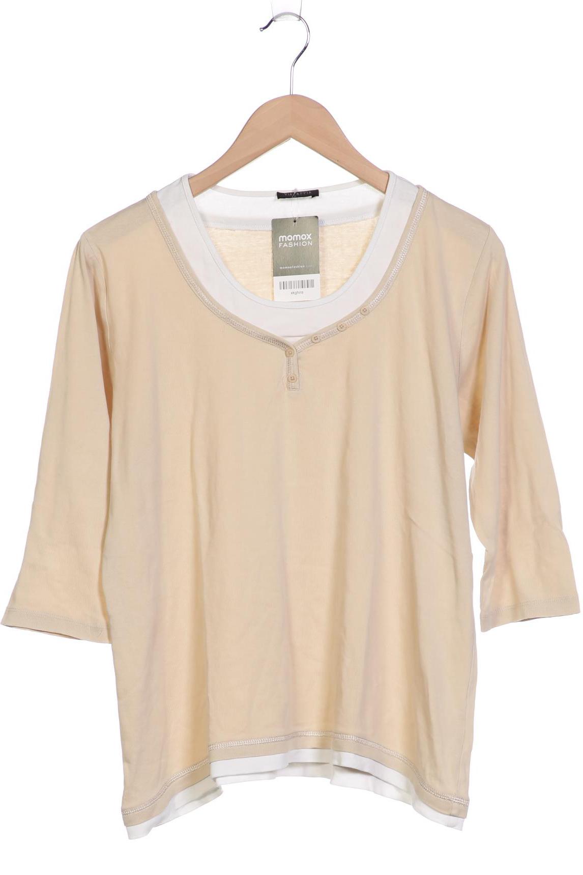 

VIA Appia DUE Damen Langarmshirt, beige, Gr. 44