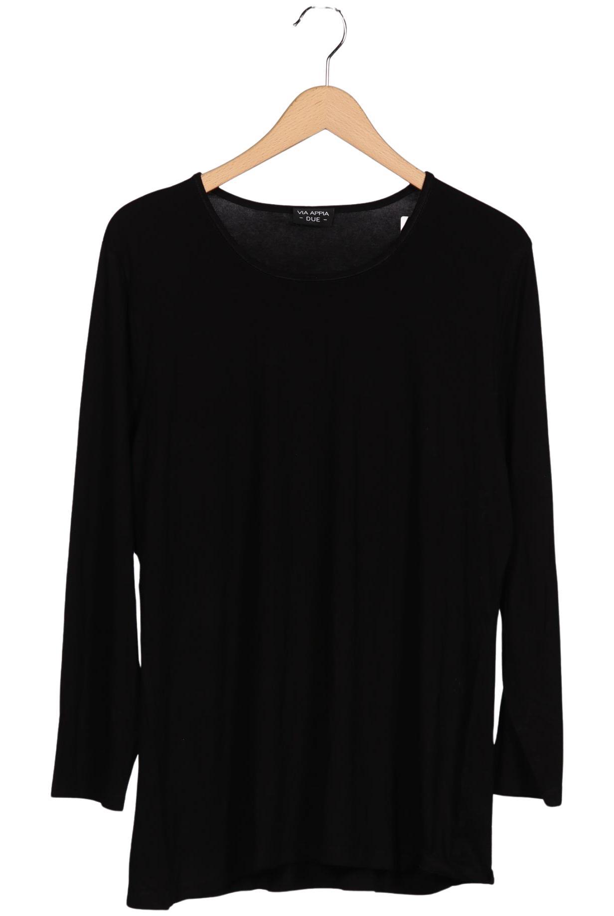 

VIA Appia DUE Damen Langarmshirt, schwarz, Gr. 46