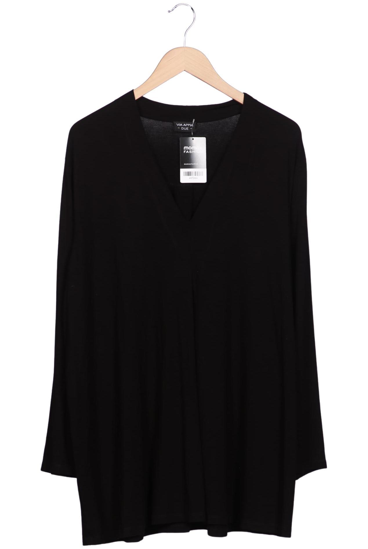 

VIA Appia DUE Damen Langarmshirt, schwarz, Gr. 52
