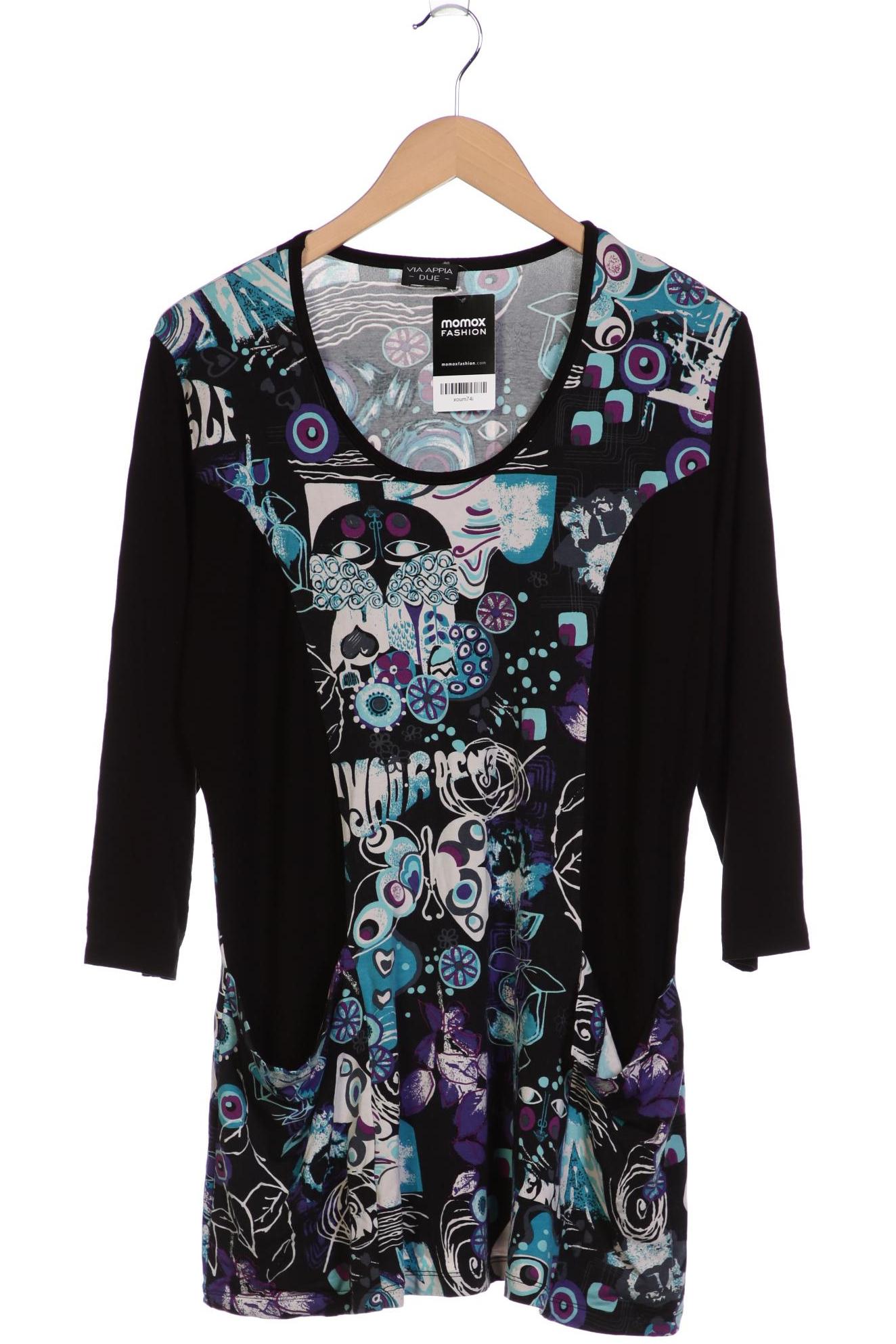 

VIA Appia DUE Damen Langarmshirt, schwarz, Gr. 48