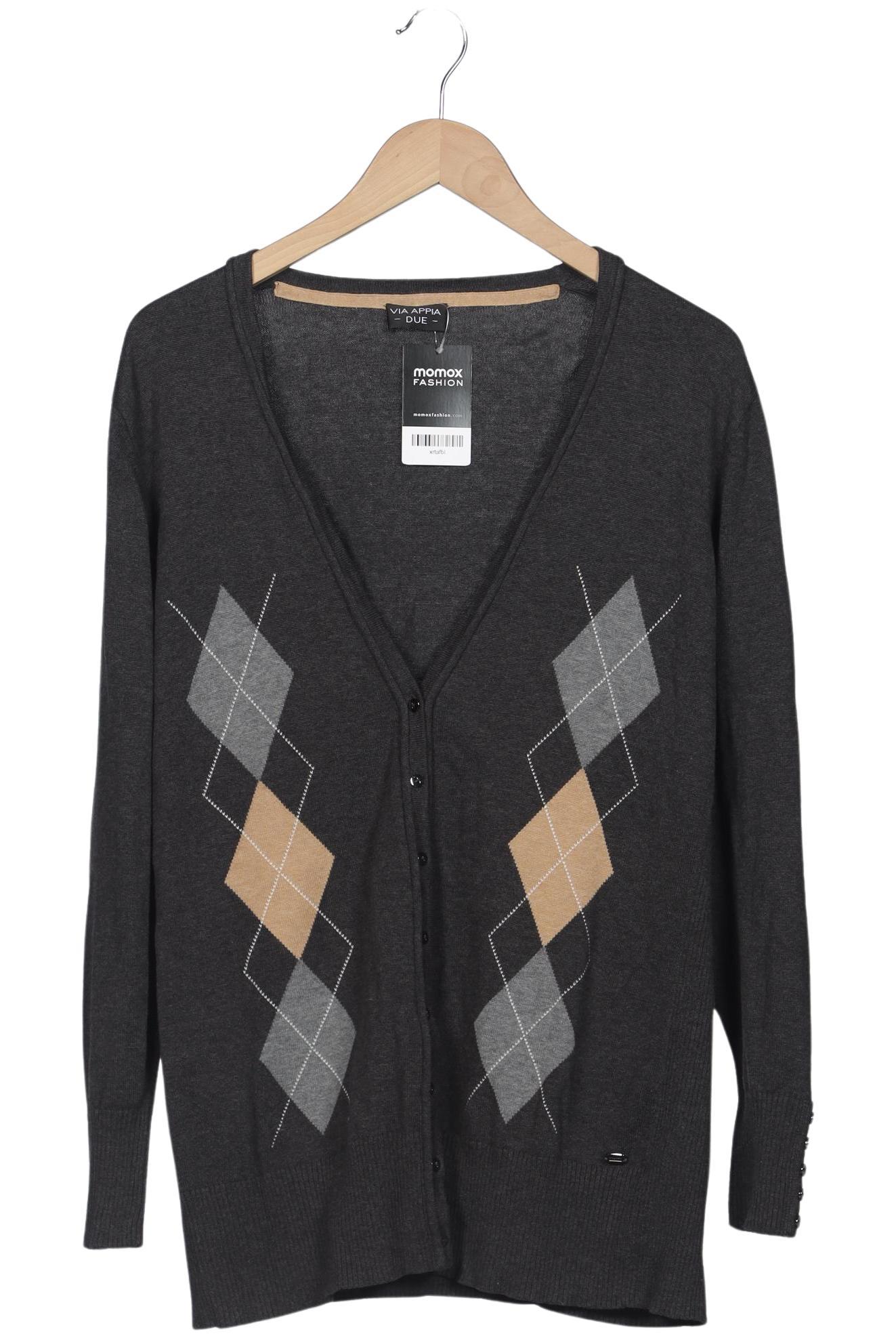 

VIA Appia DUE Damen Strickjacke, grau, Gr. 46