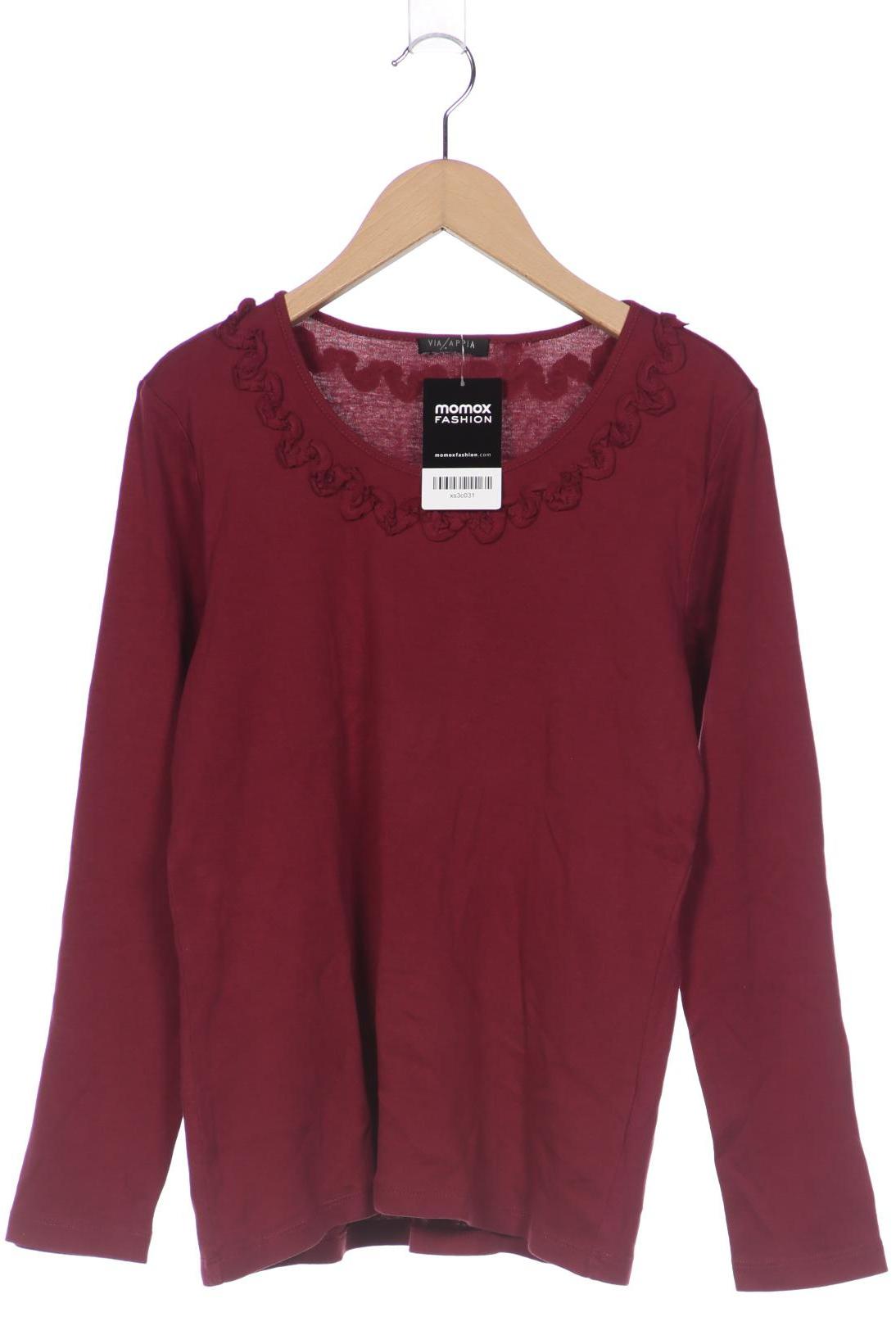 

VIA APPIA DUE Damen Langarmshirt, bordeaux