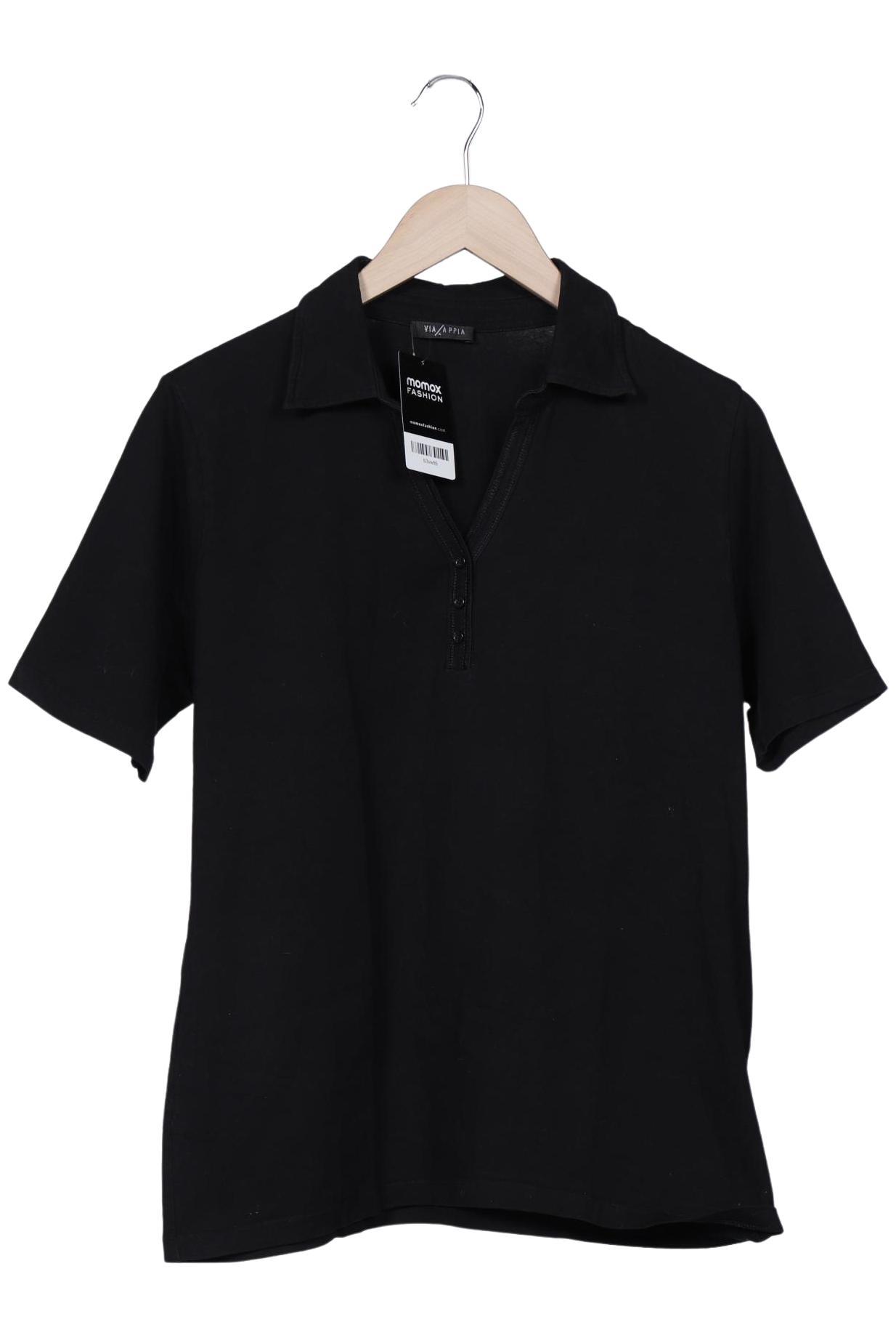 

VIA Appia DUE Damen Poloshirt, schwarz, Gr. 44
