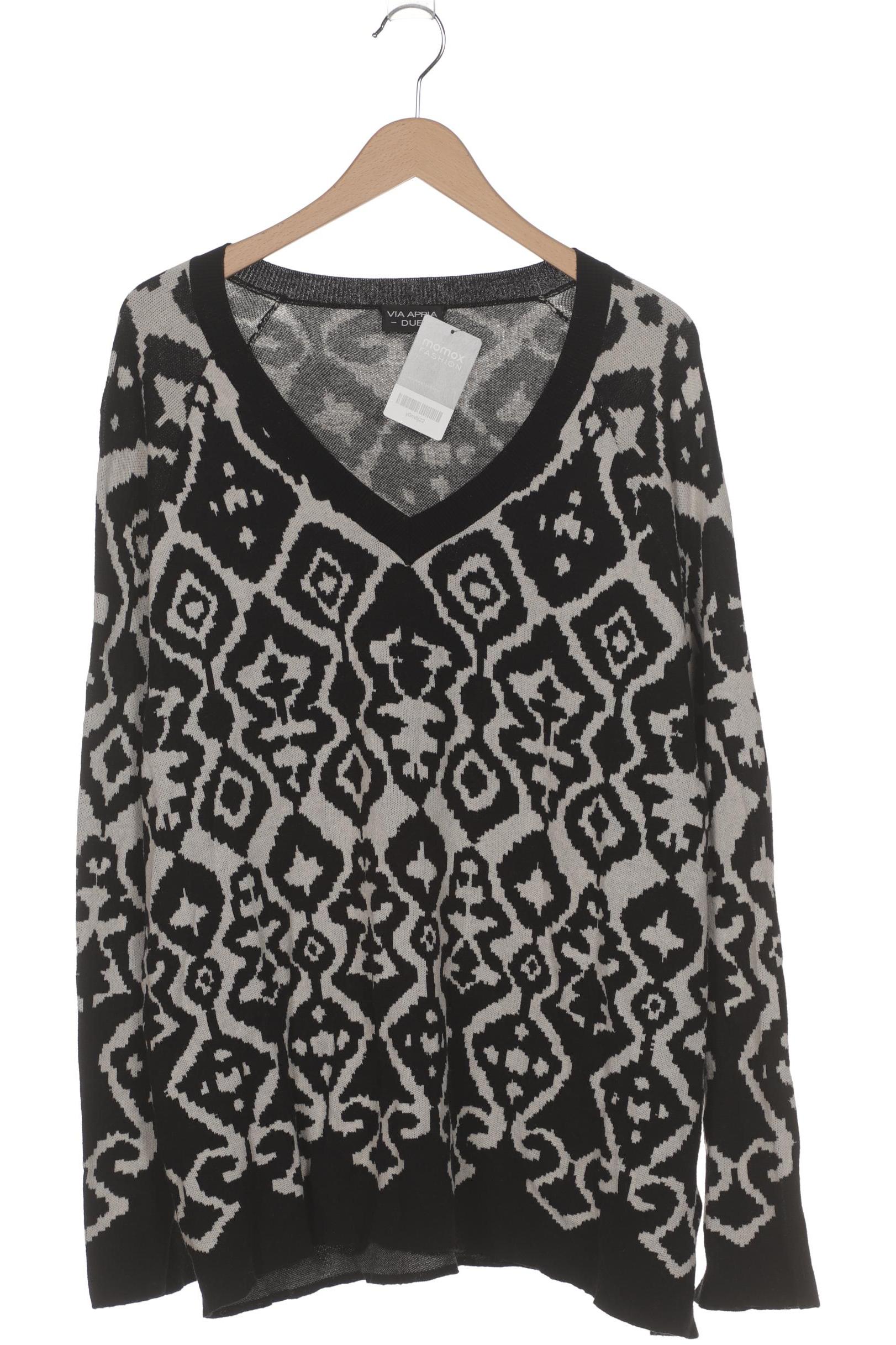

VIA Appia DUE Damen Pullover, schwarz, Gr. 48