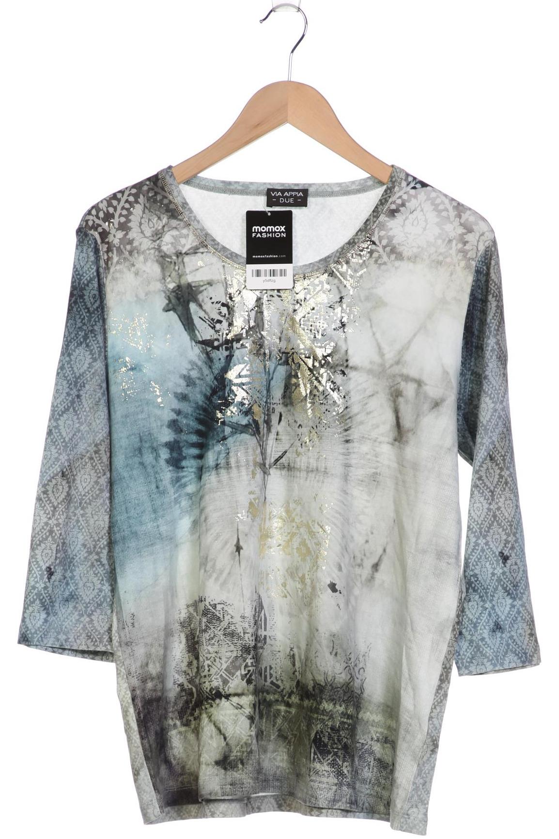 

VIA Appia DUE Damen Langarmshirt, türkis, Gr. 46