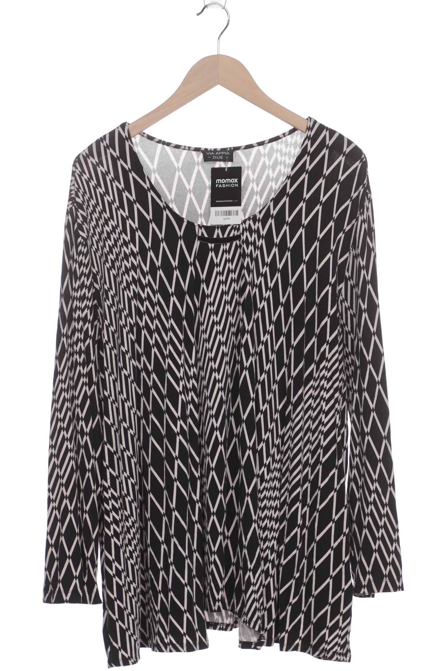 

VIA Appia DUE Damen Langarmshirt, schwarz, Gr. 50