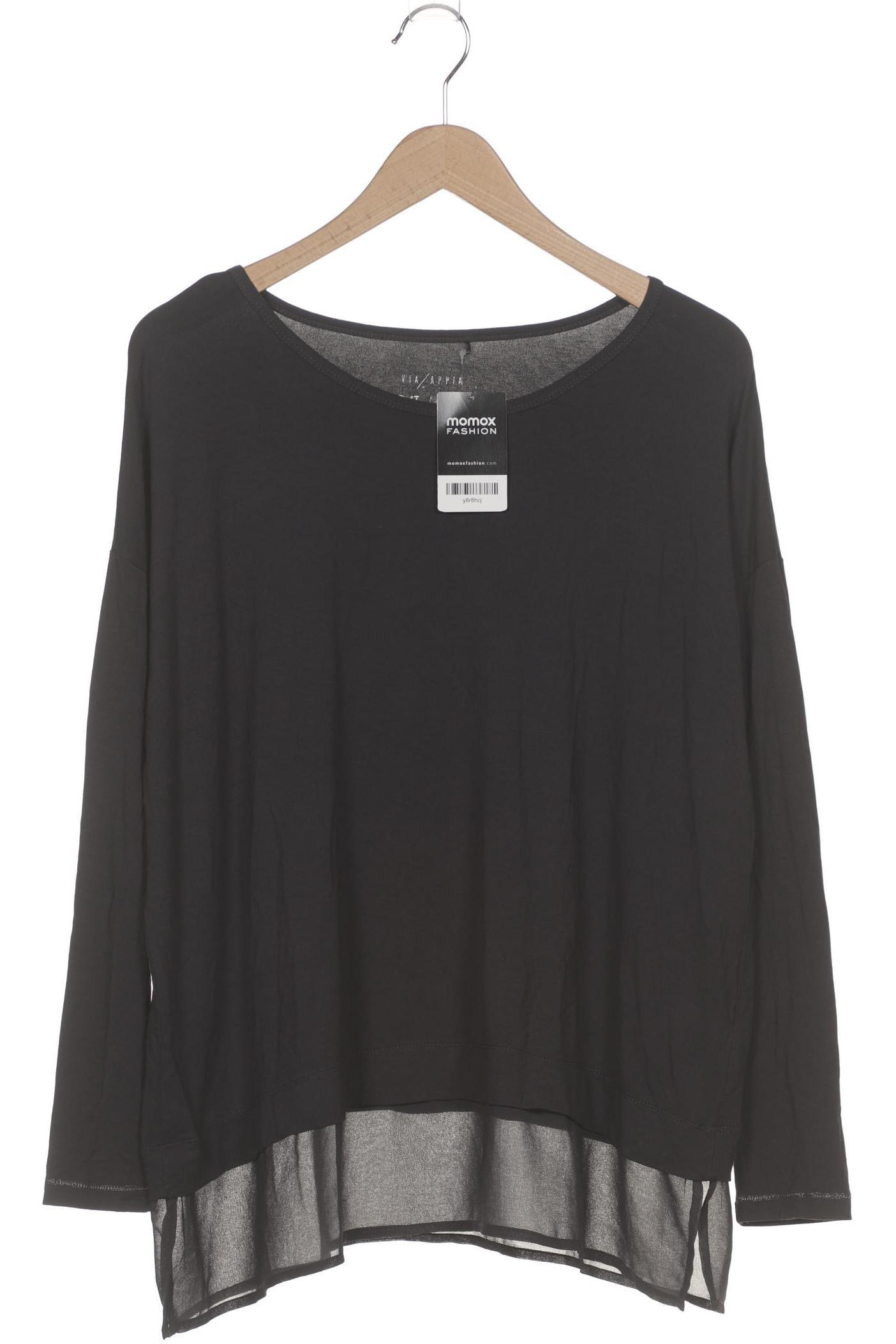 

VIA Appia DUE Damen Langarmshirt, schwarz, Gr. 46